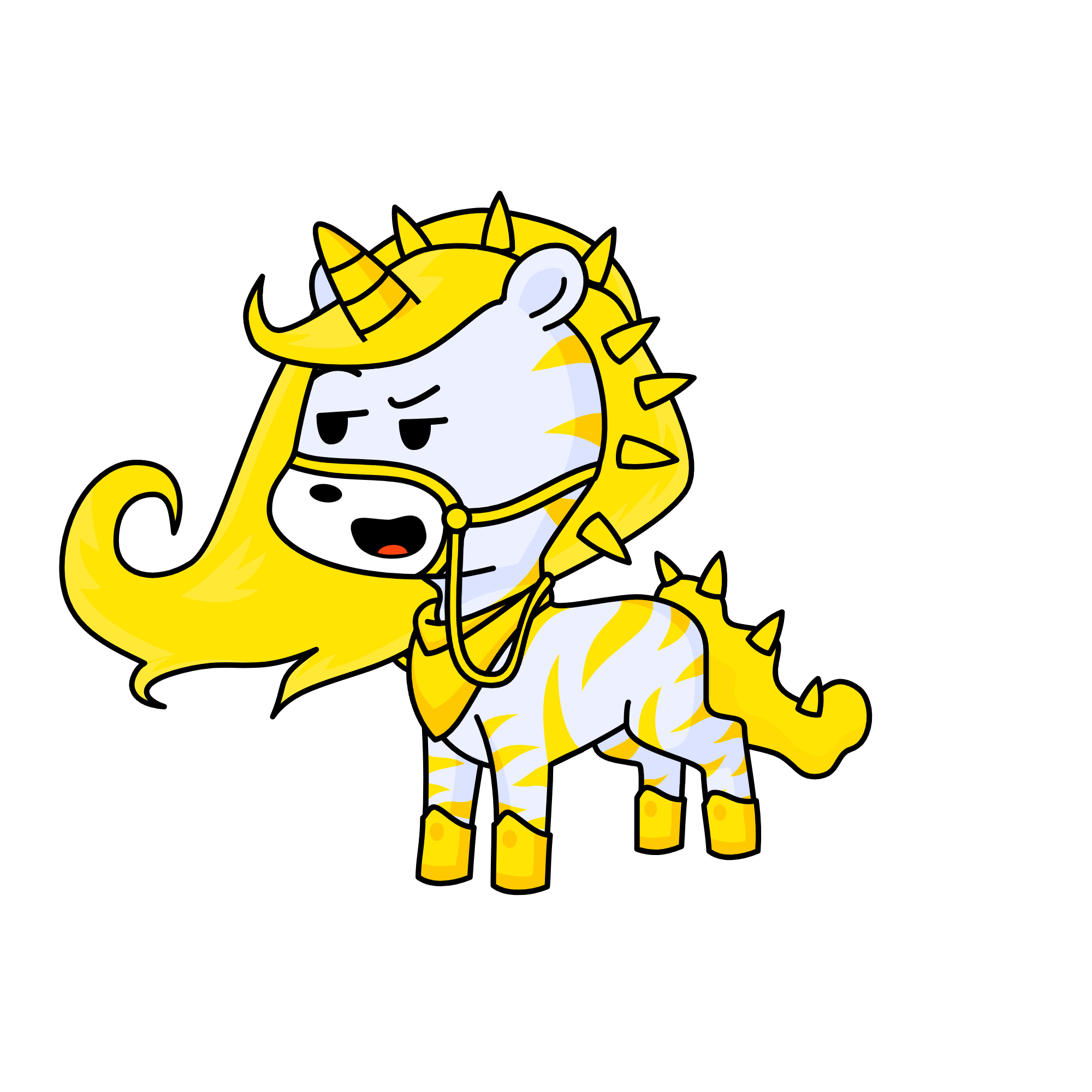yellowinthesunagian, the unicorn