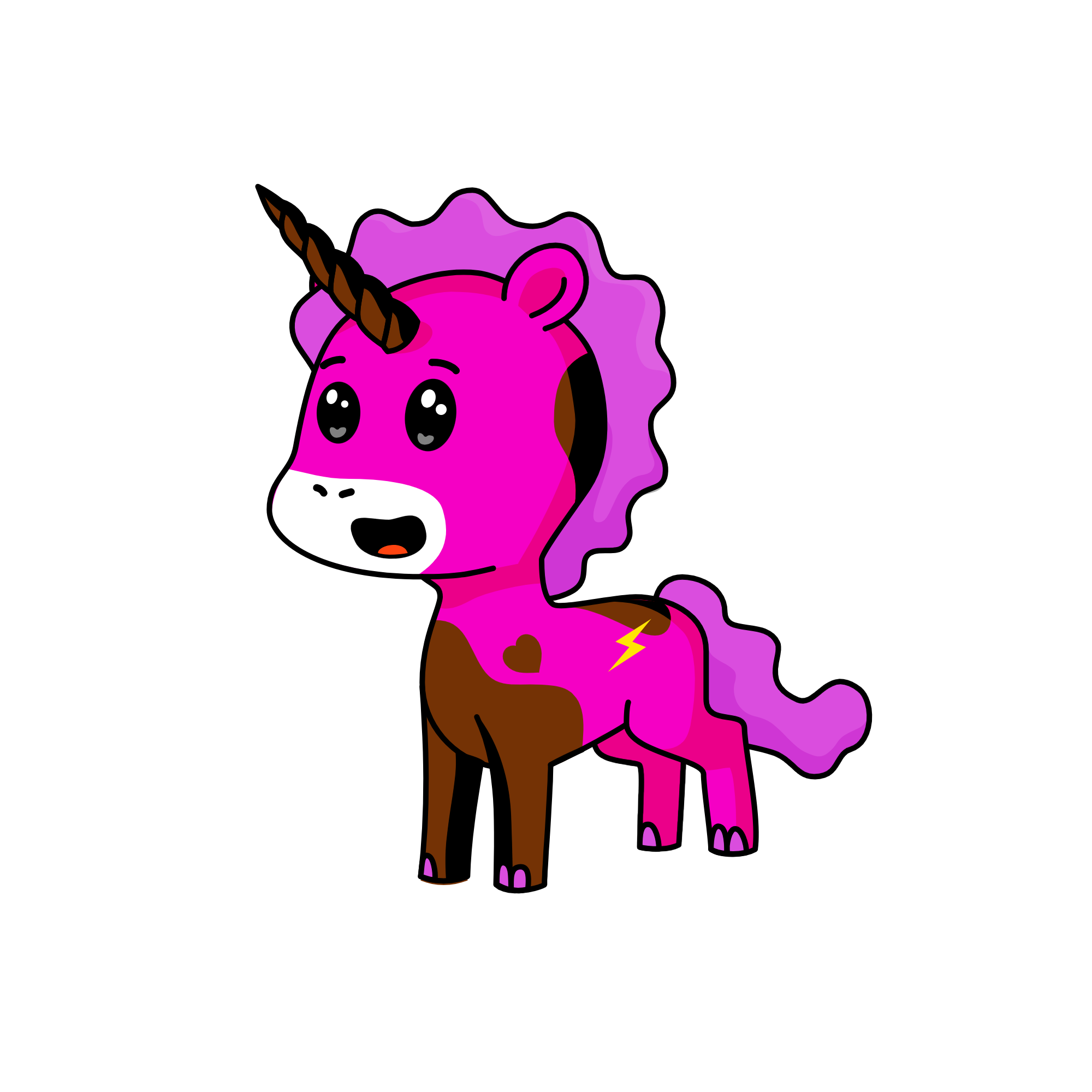 pig, the unicorn