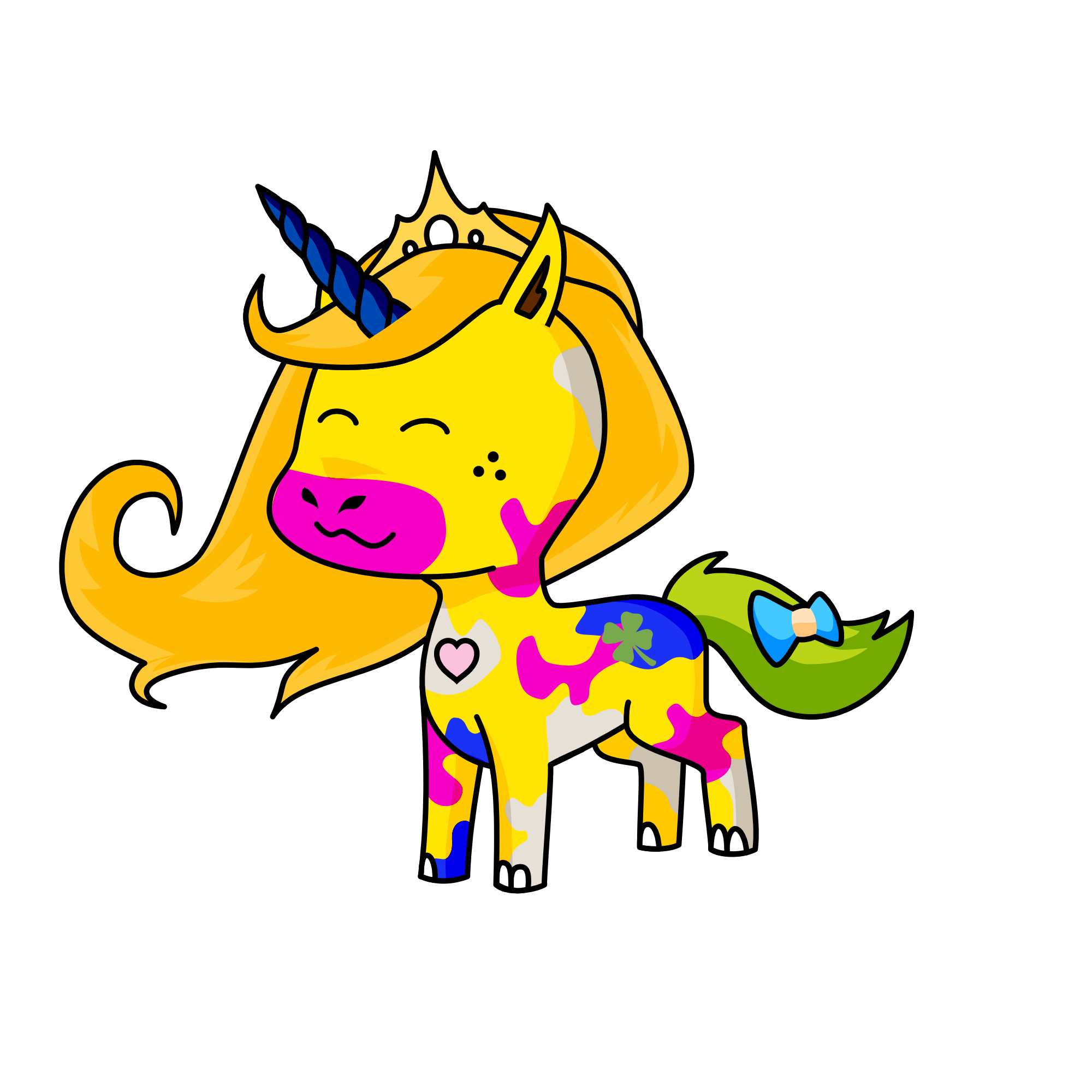 Happy, the unicorn