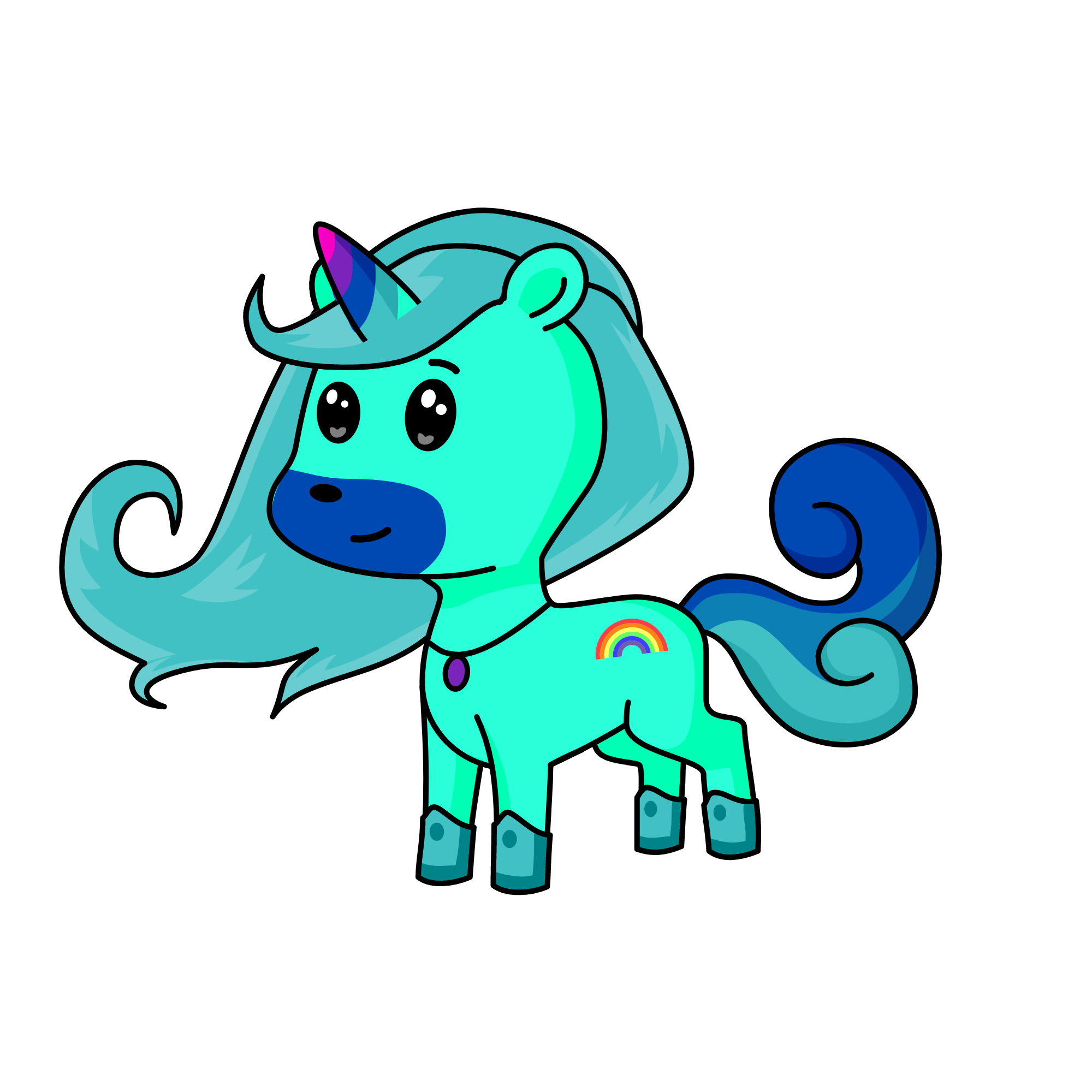Smarty Tarty, the unicorn
