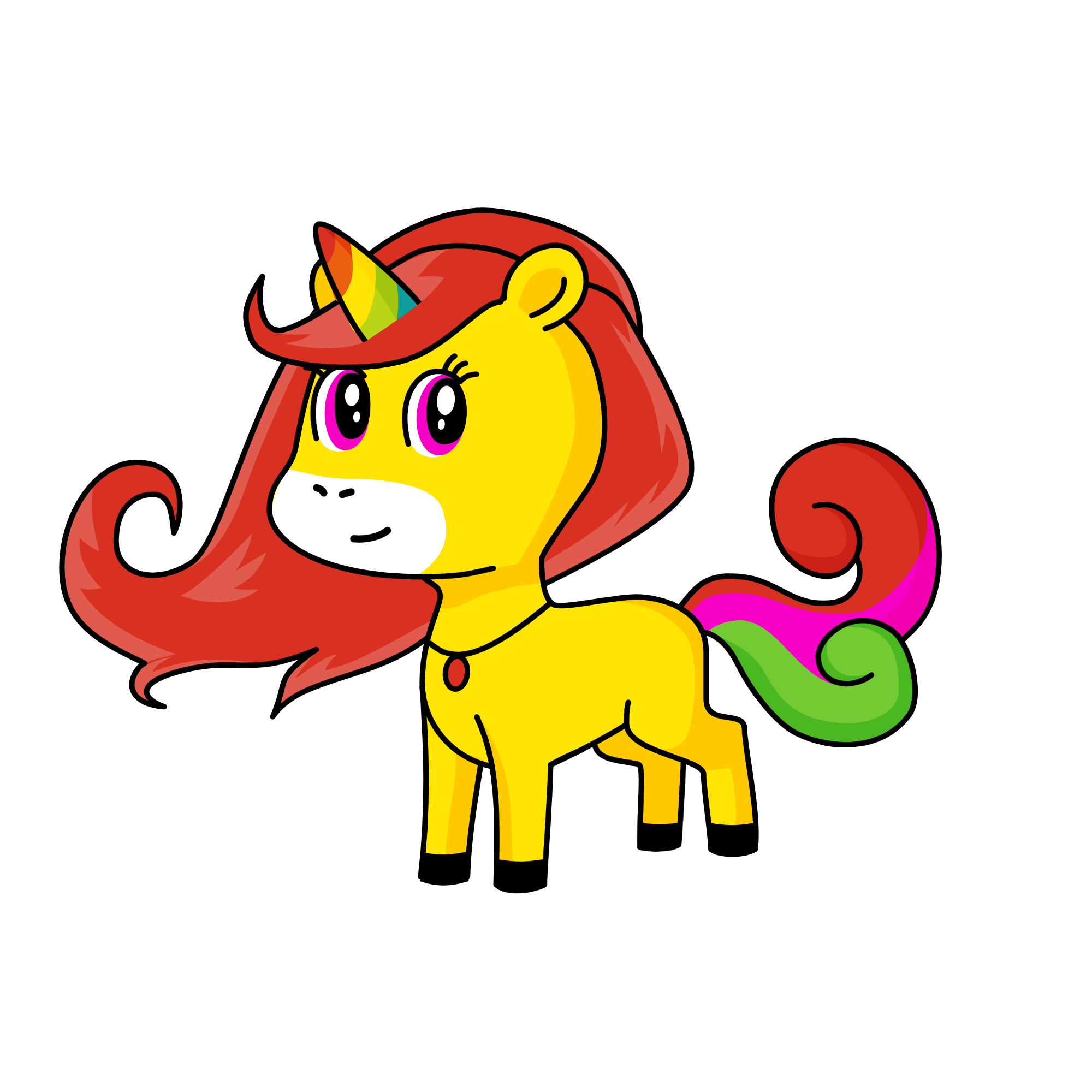 Sunshine, the unicorn