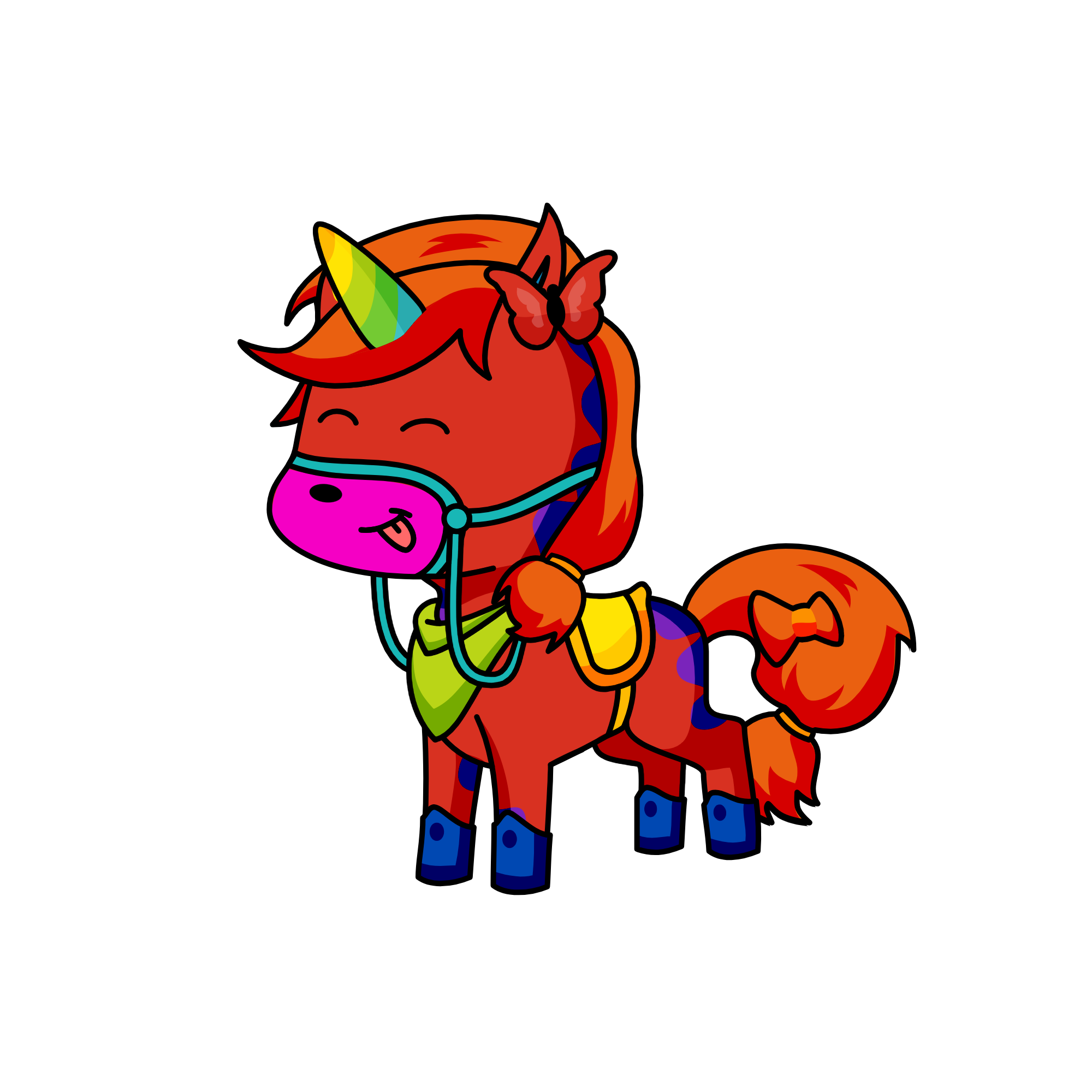 m and m, the unicorn