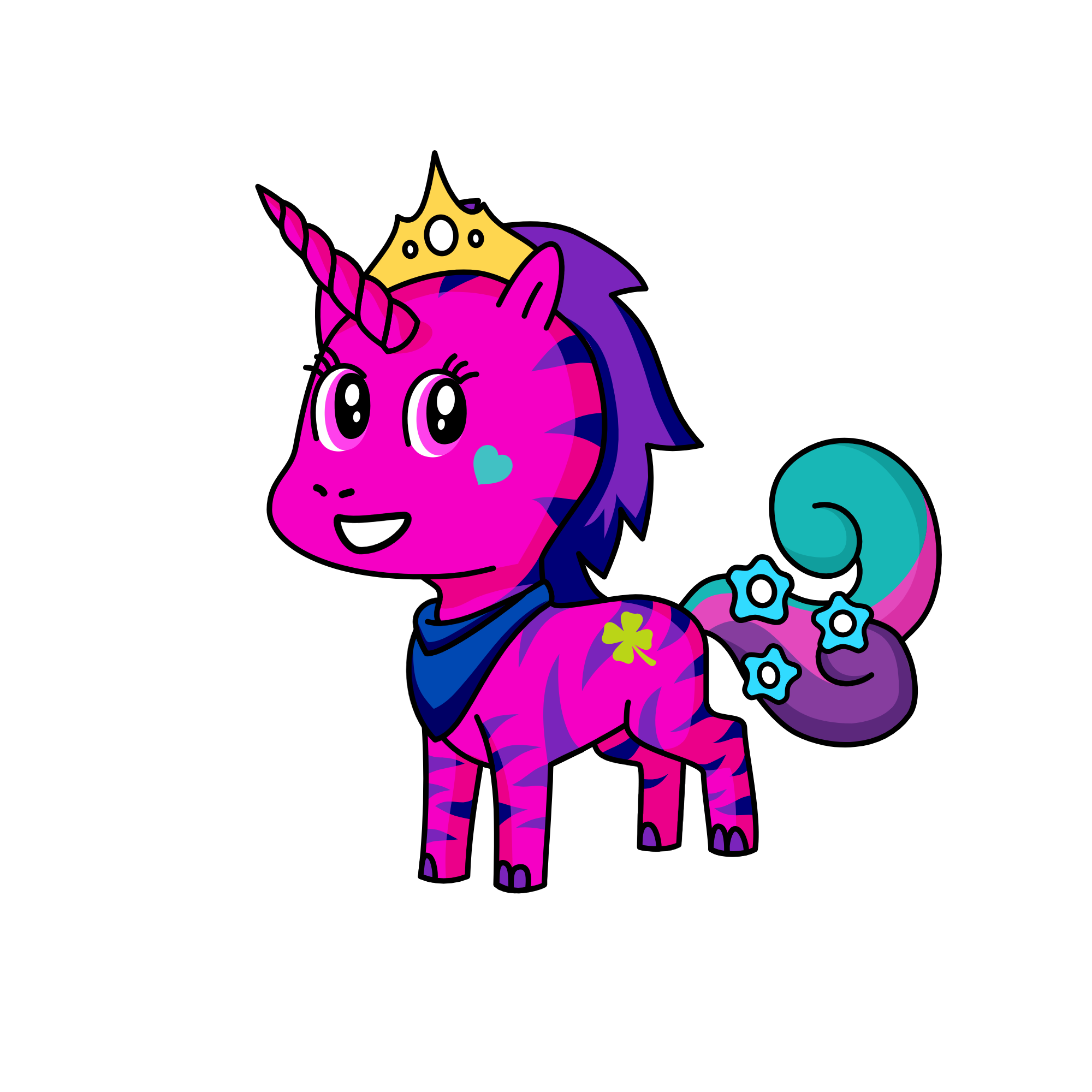 pinky, the unicorn