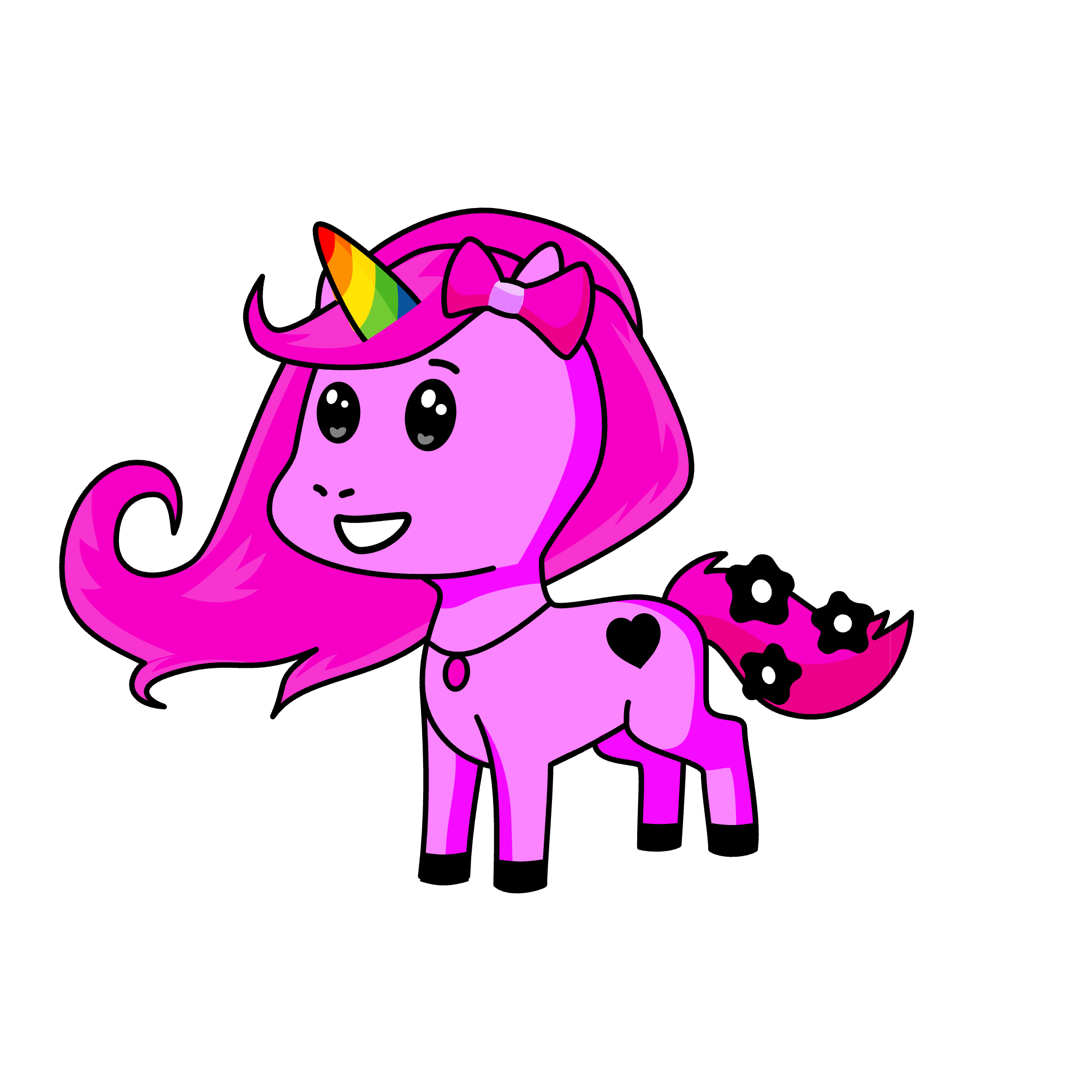 KC (Kawaii Chan) as a unicorn, the unicorn