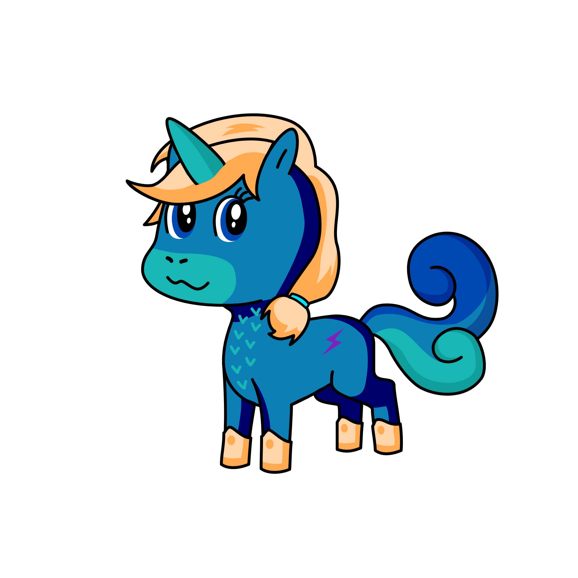 Ice Unicorn , the unicorn