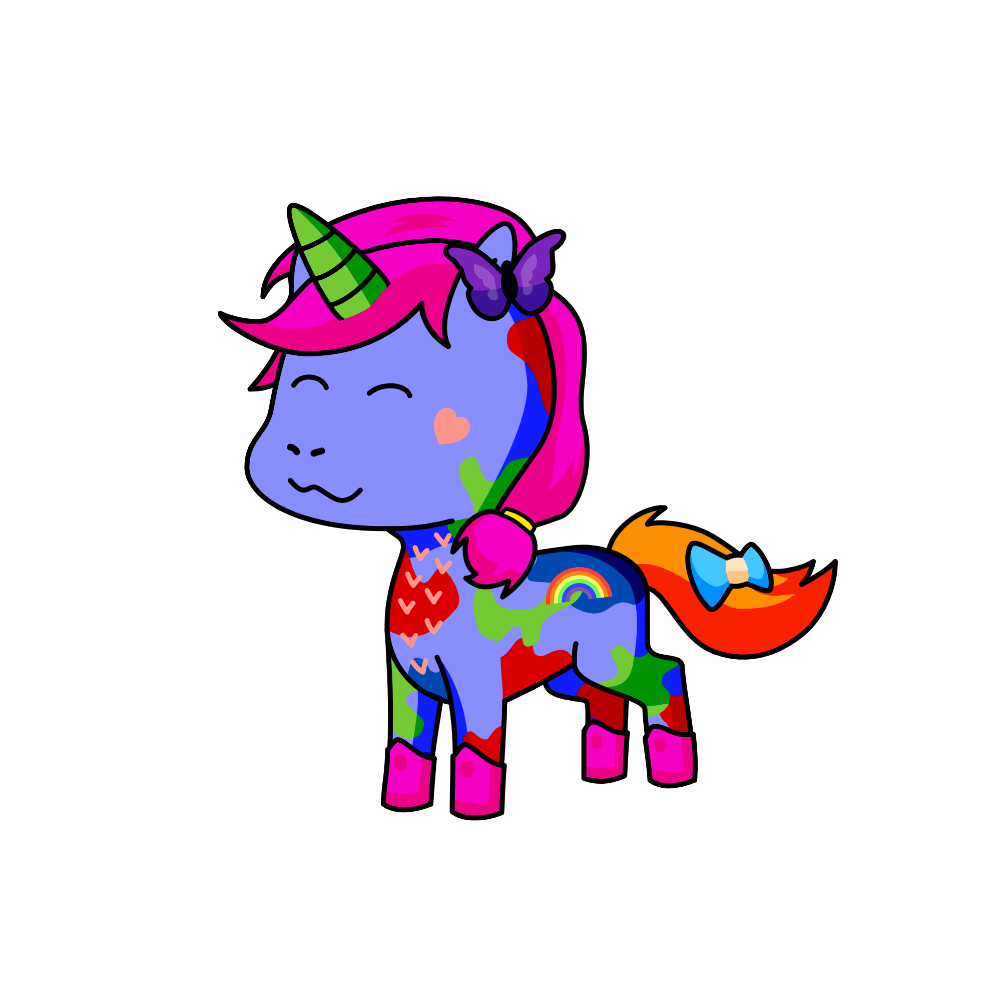 midday   unicorn, the unicorn