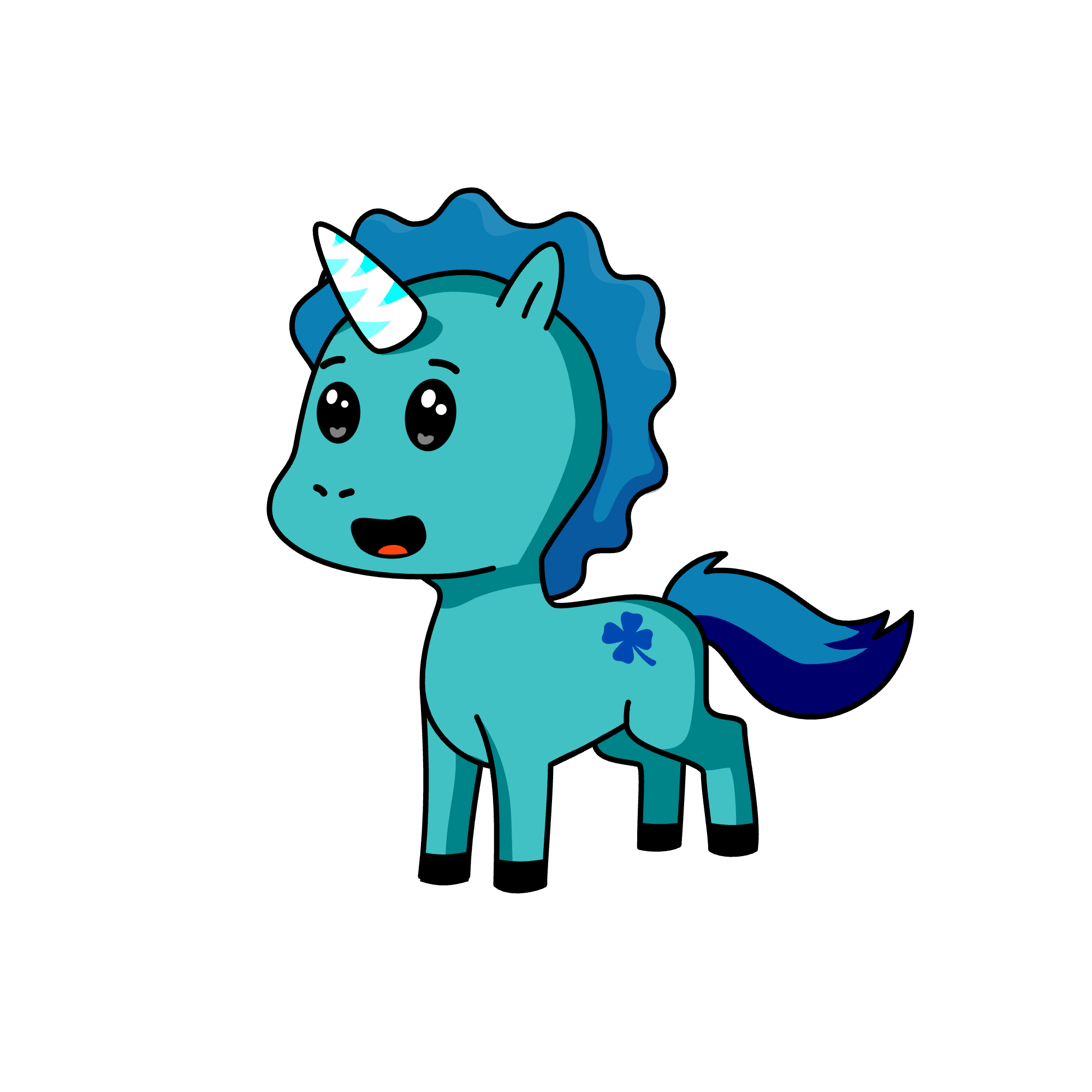 Pierce as a unicorn, the unicorn