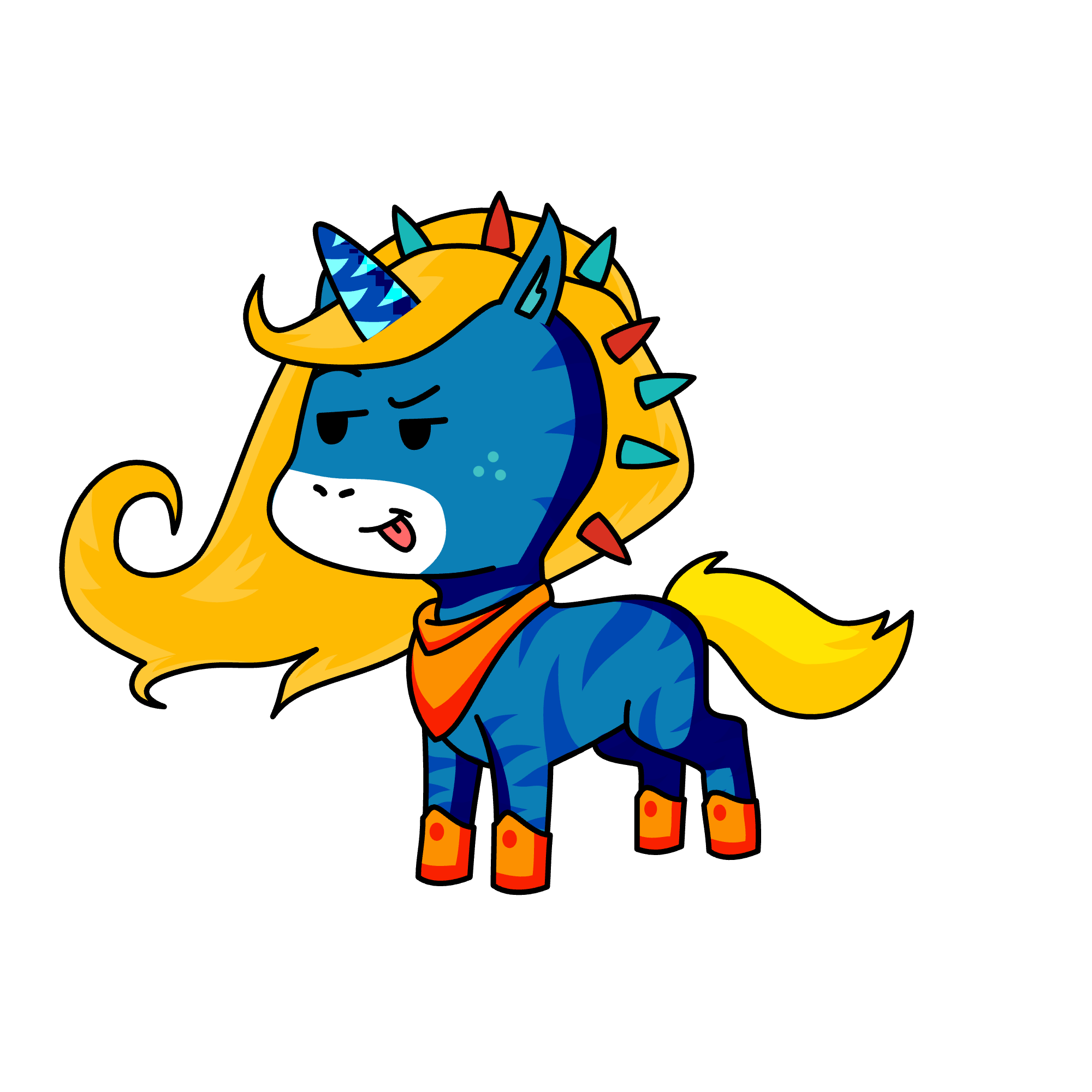 Popcorn, the unicorn