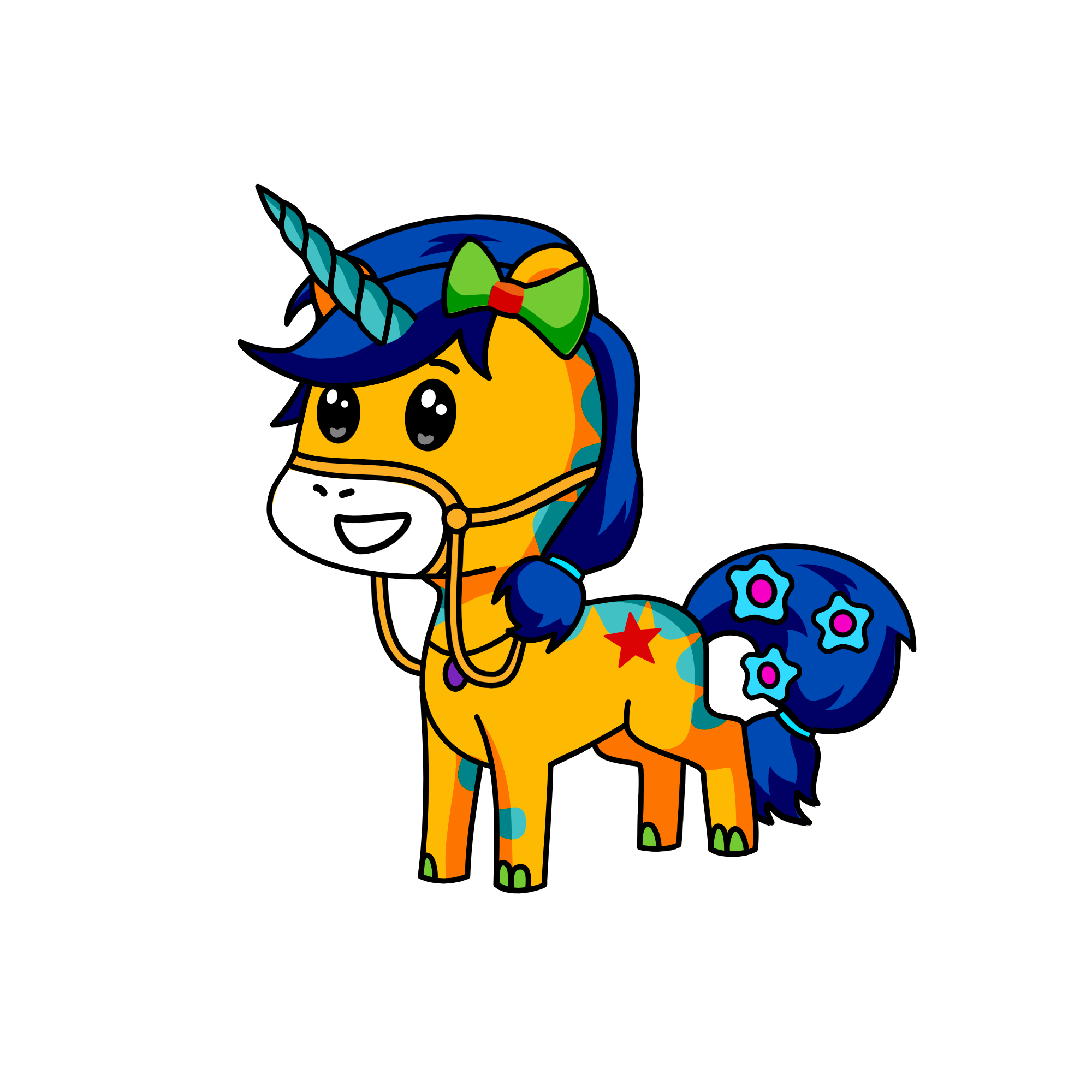 Rainbow 2, the unicorn