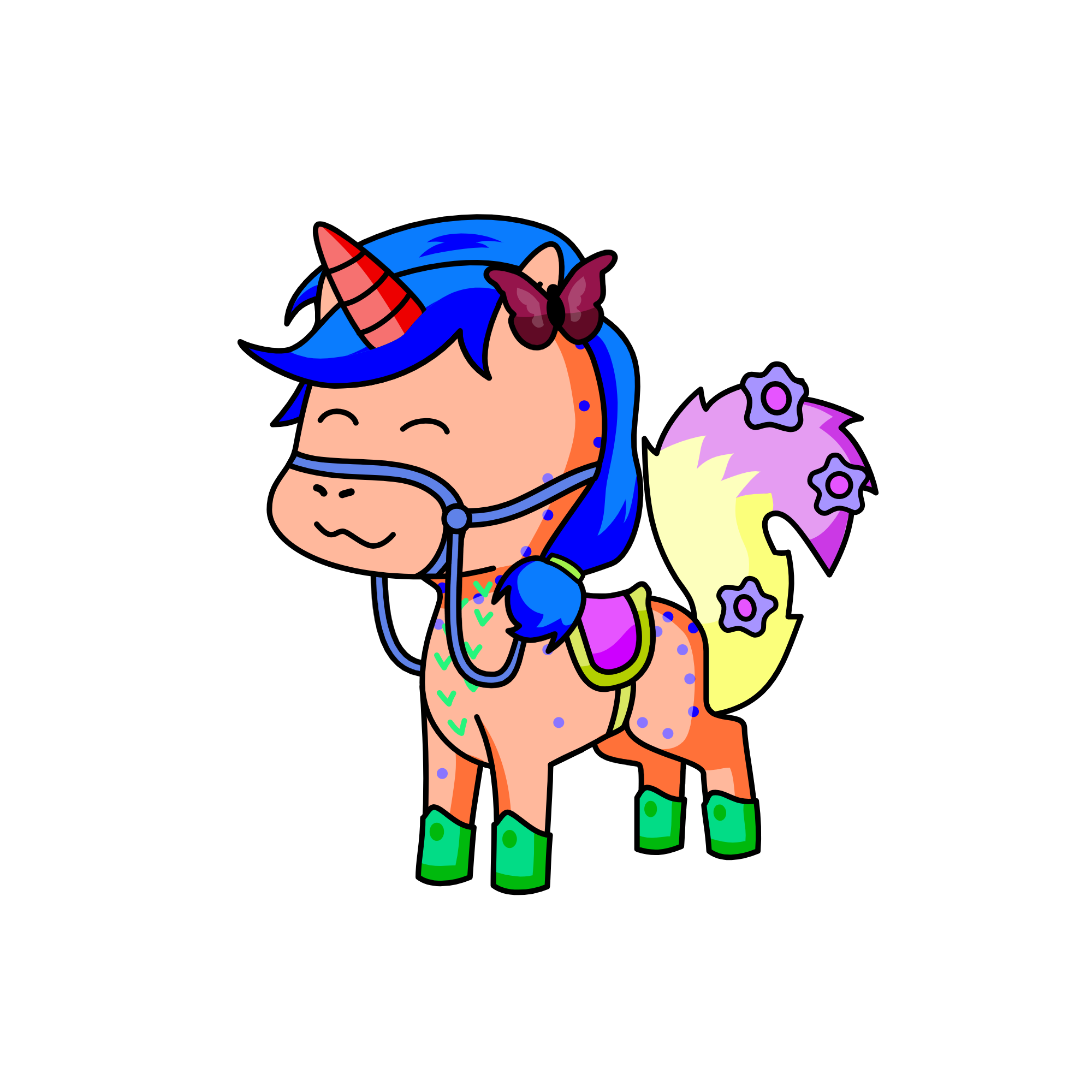 Sweeycorn, the unicorn