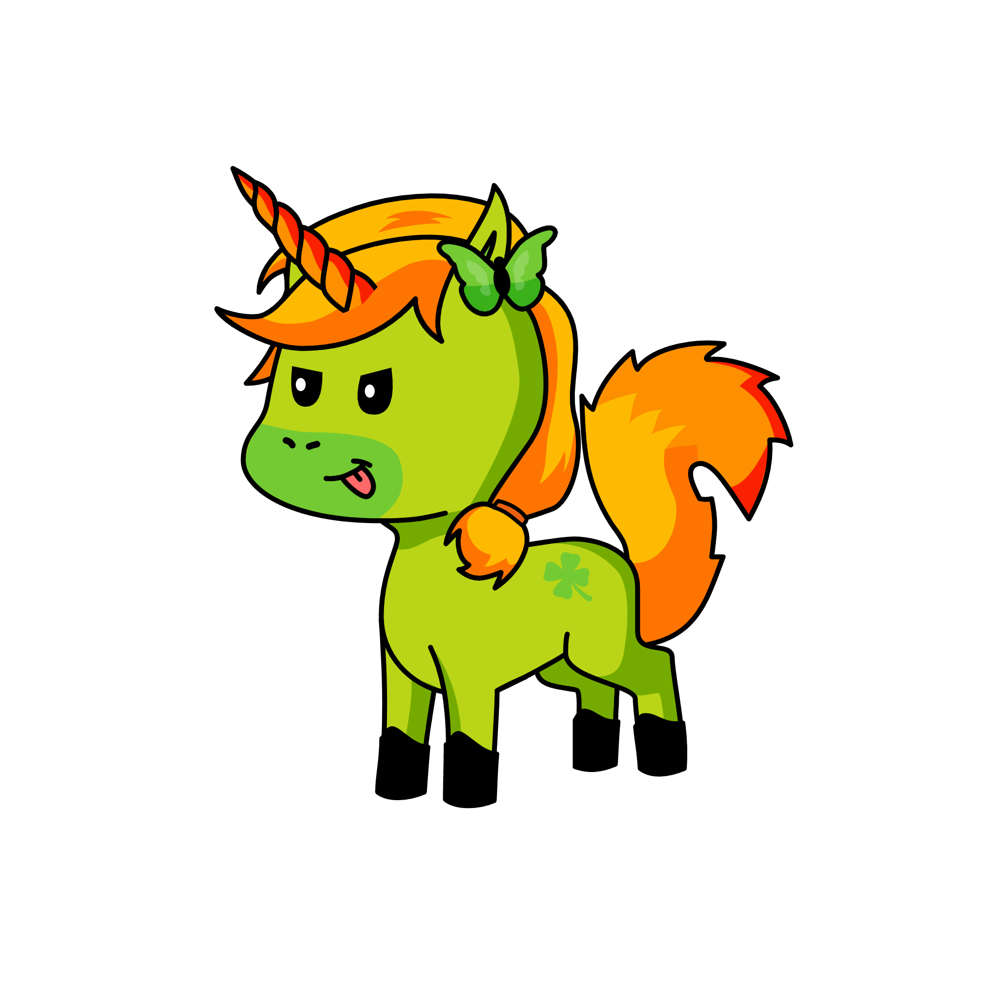 Lucky, the unicorn