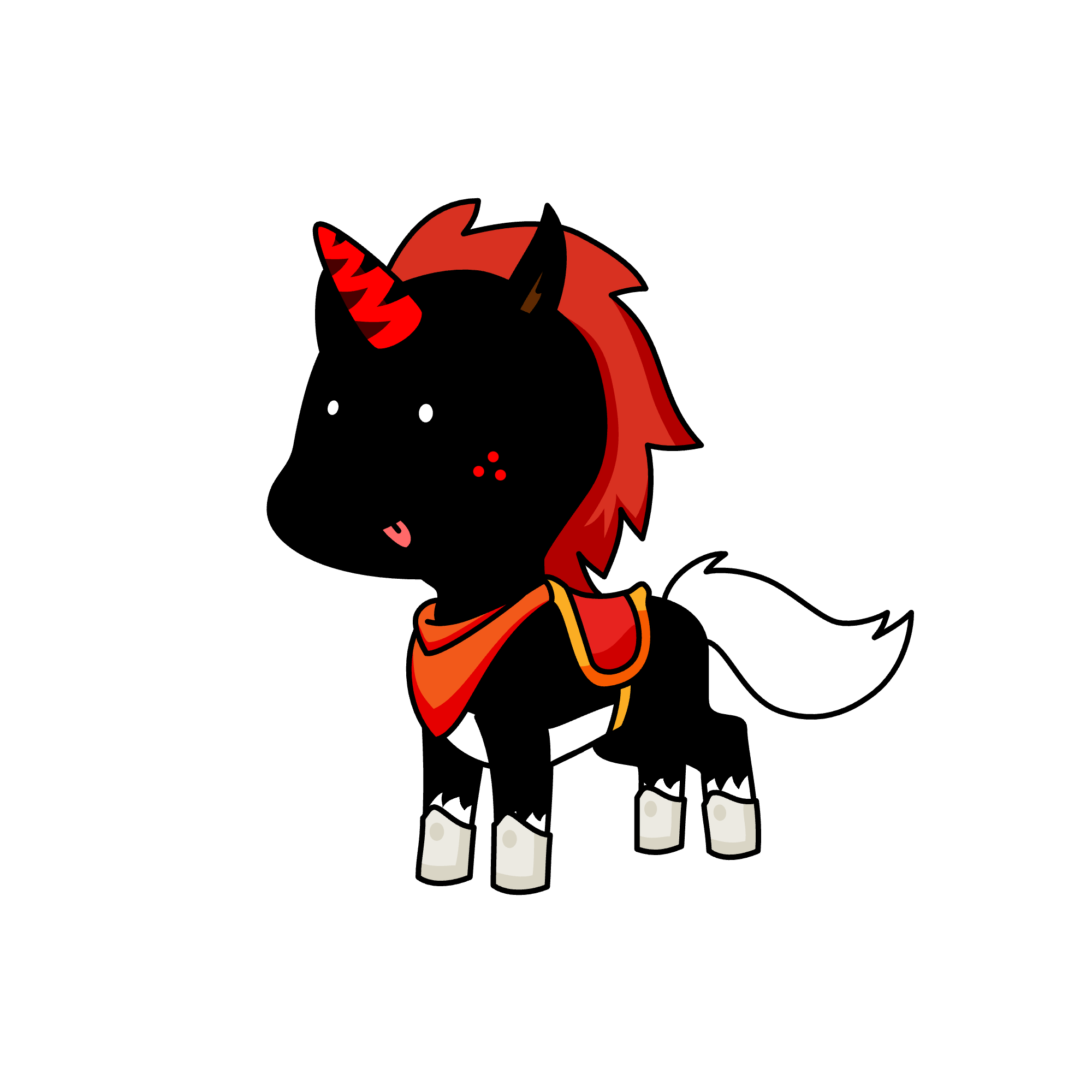 Black Destroyer, the unicorn
