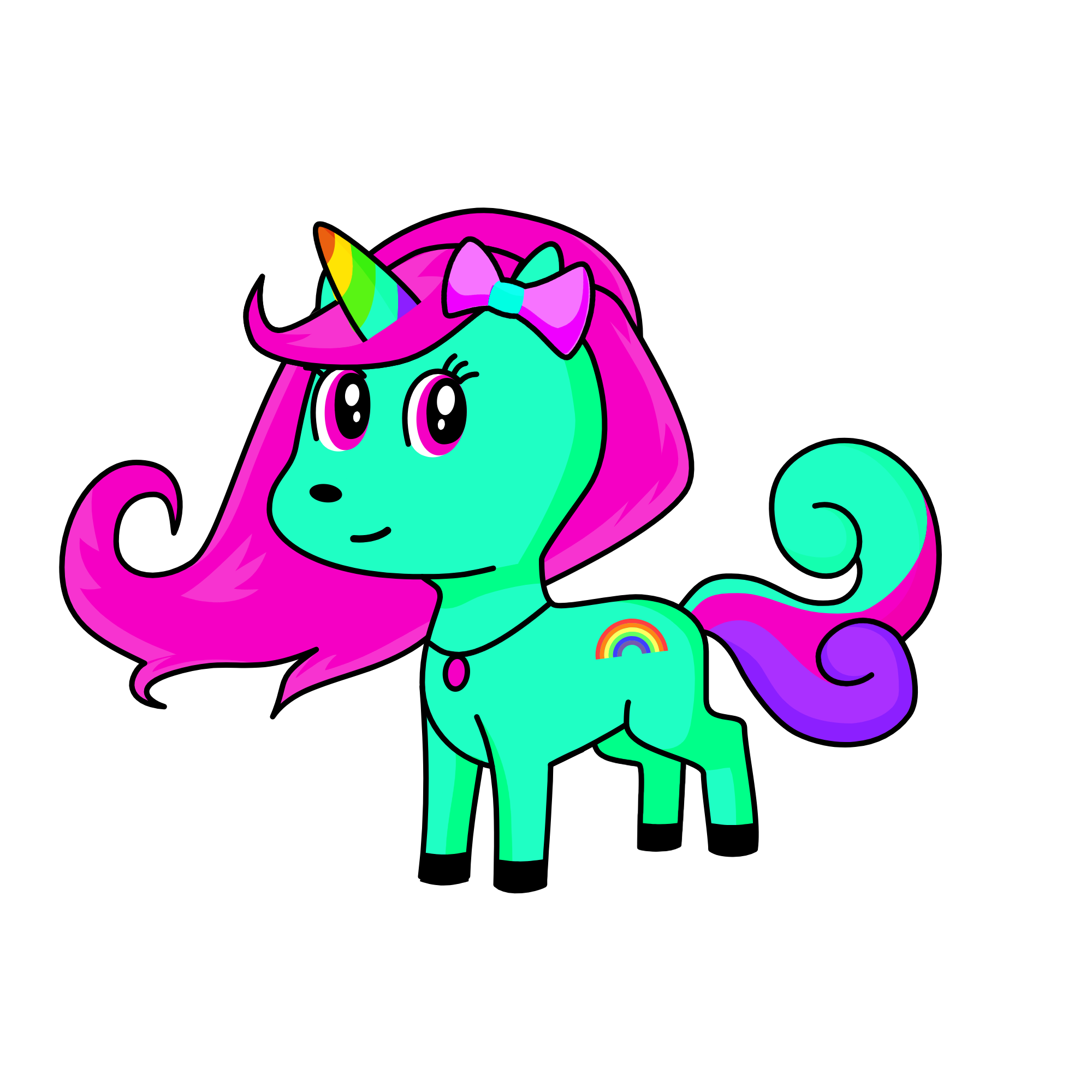 Allyia, the unicorn