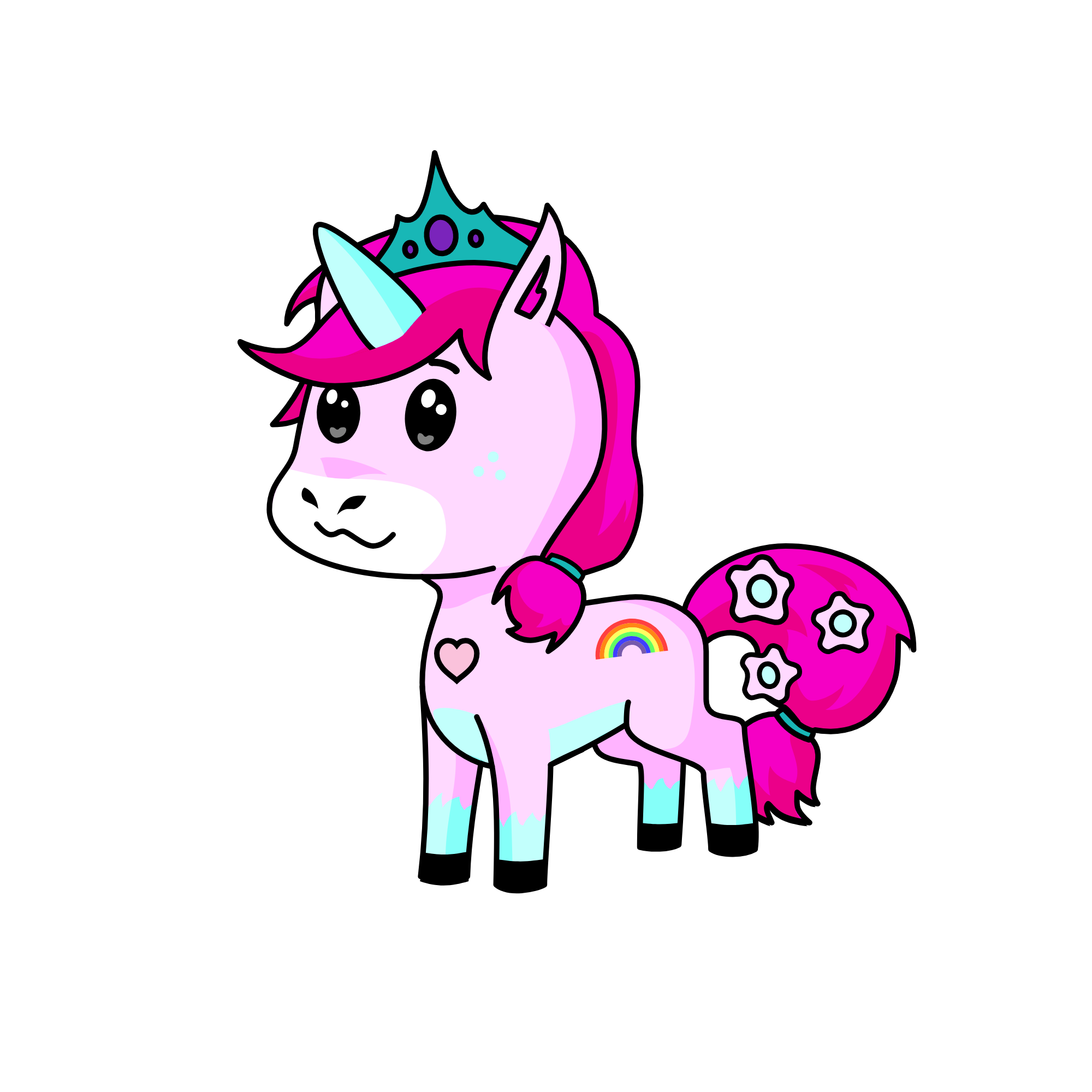 pinky, the unicorn