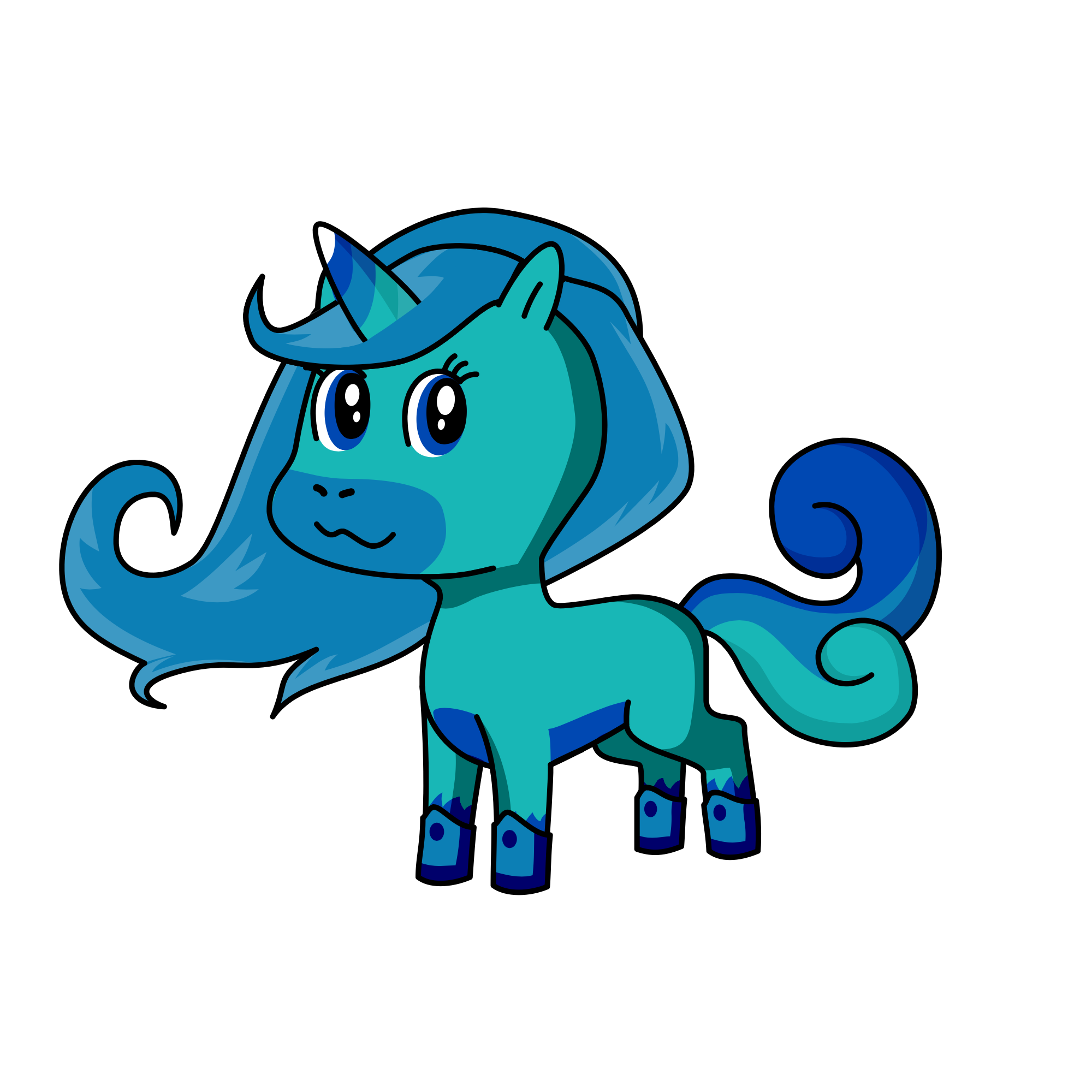 Ice unicorn , the unicorn