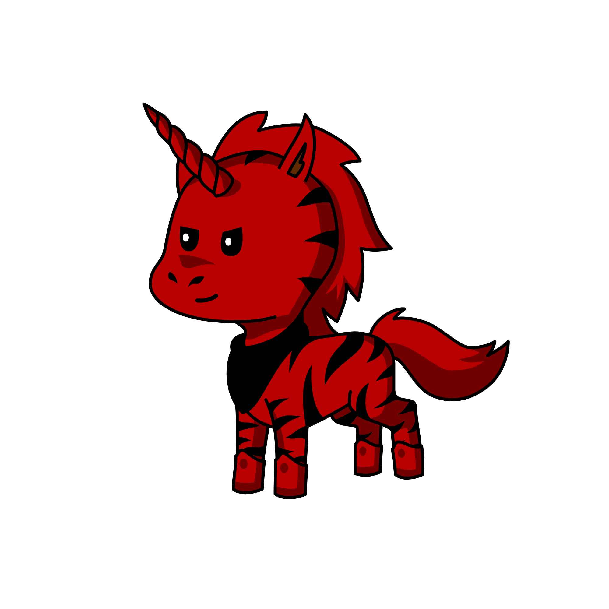 Foxxy, the unicorn