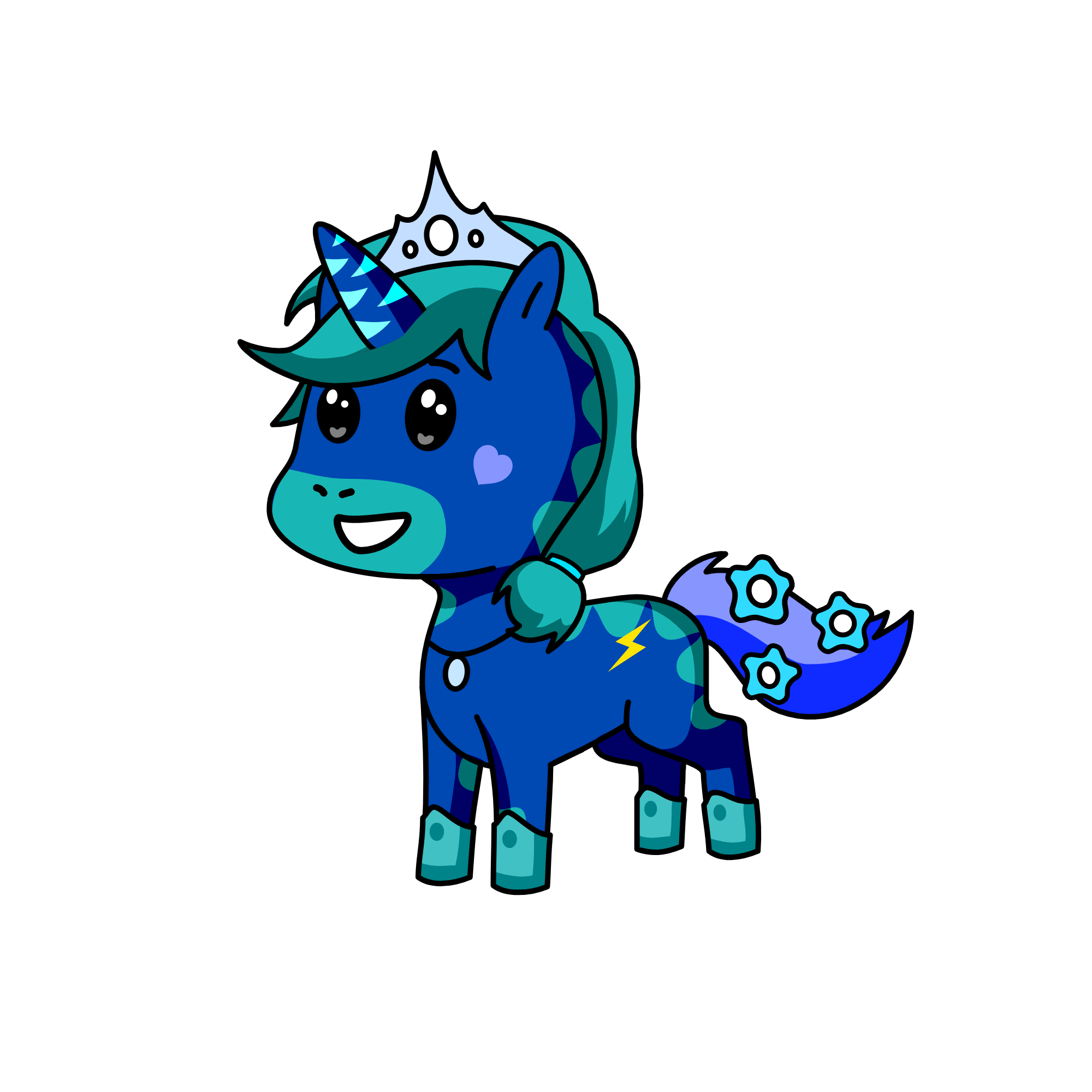Star flocker, the unicorn