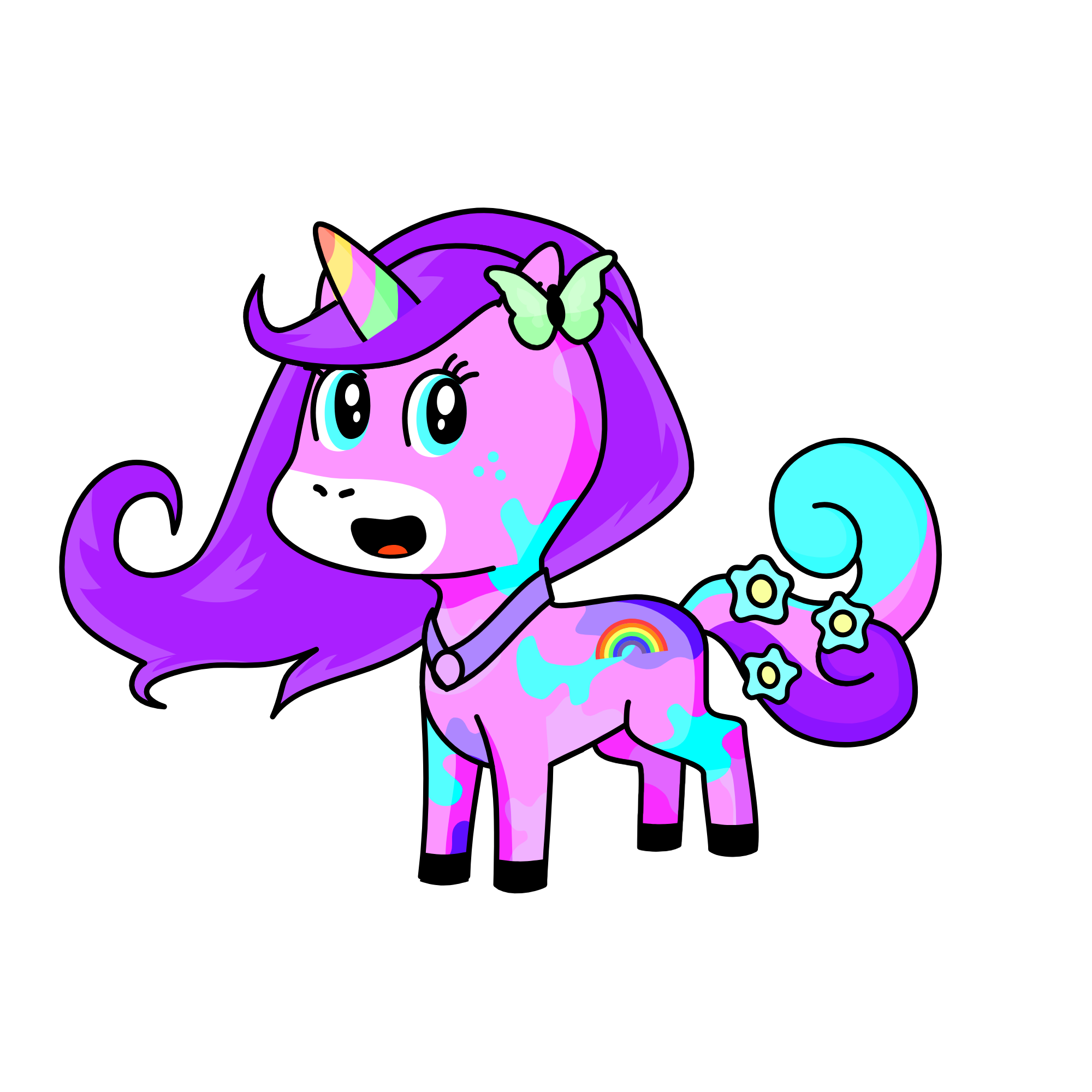 sparkles, the unicorn