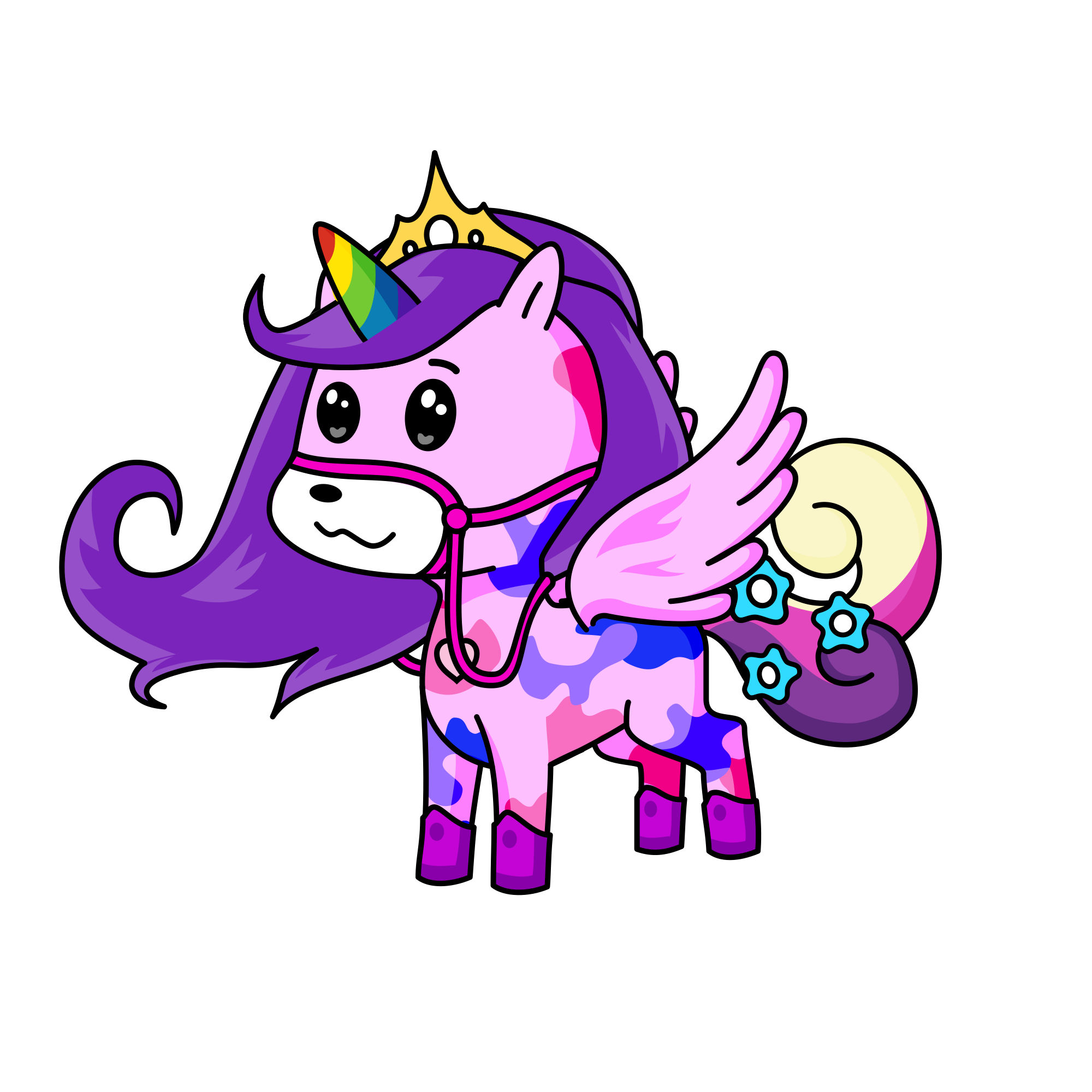 Spotty, the unicorn