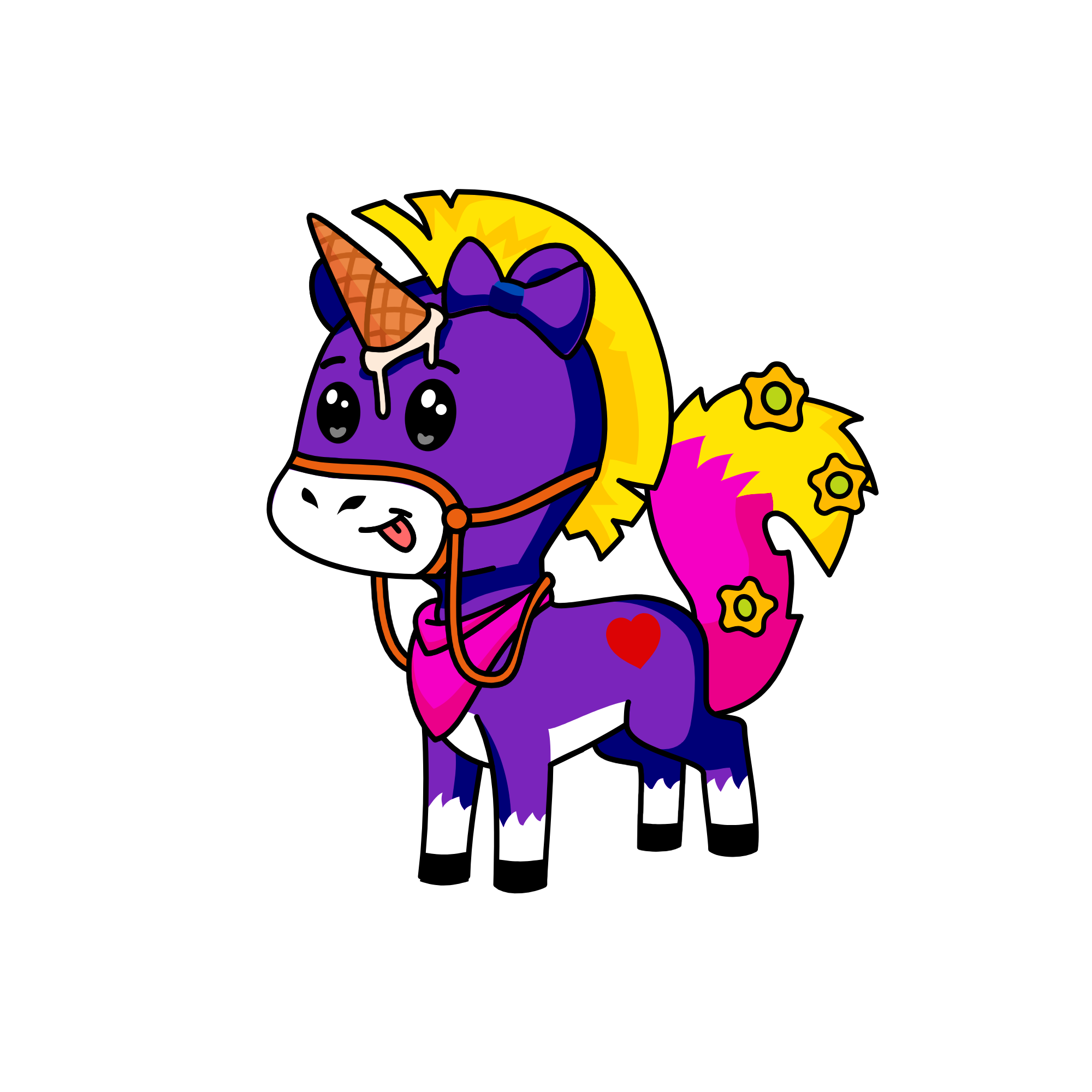 Milky, the unicorn