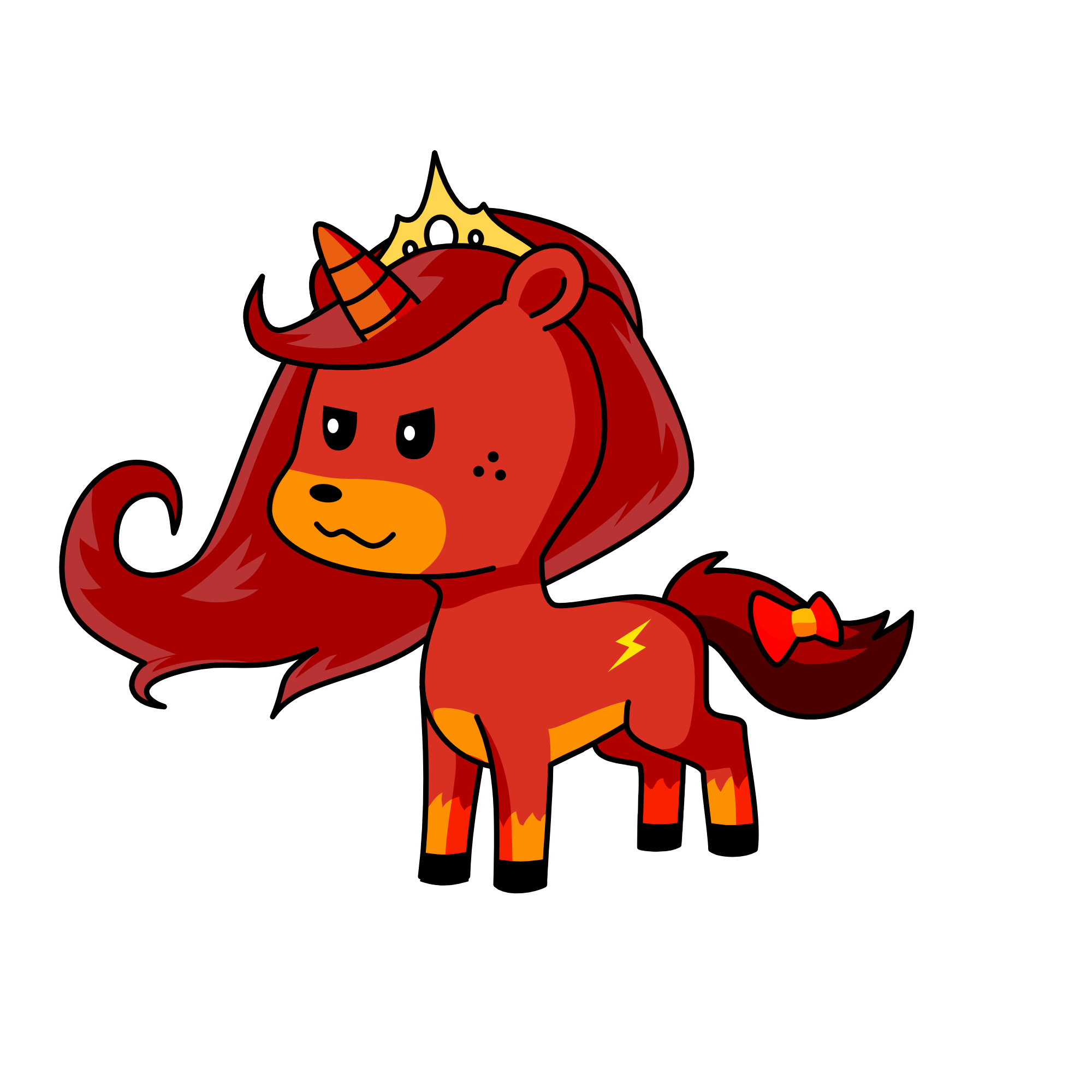 flame, the unicorn