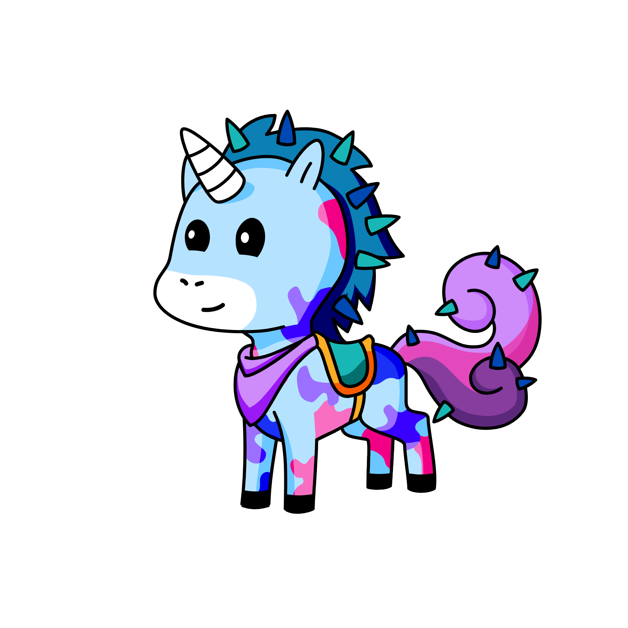 Spiker, the unicorn