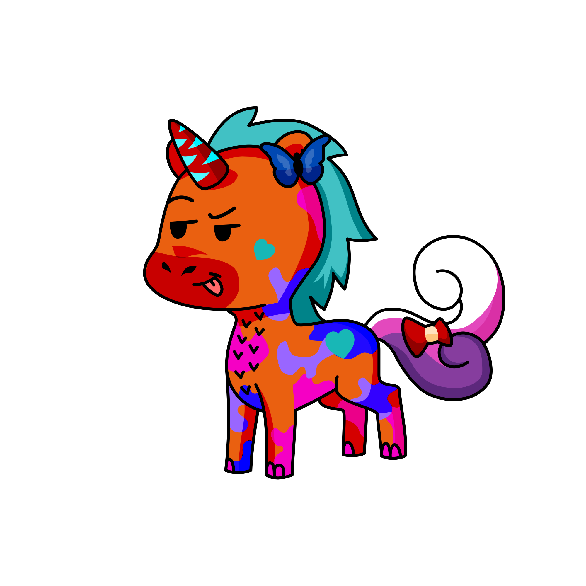 Fluffy Sparkle Shine, the unicorn