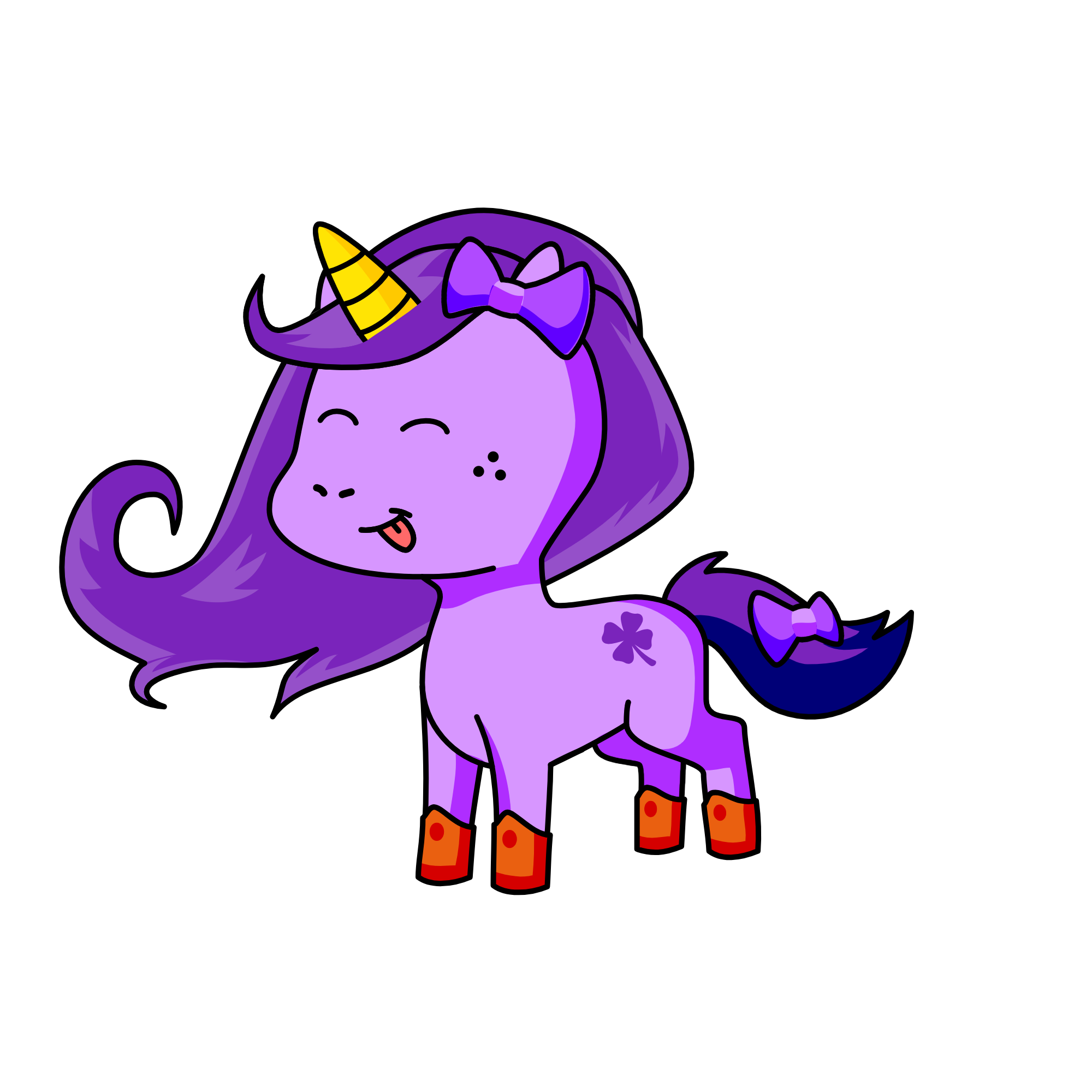 Lavender, the unicorn