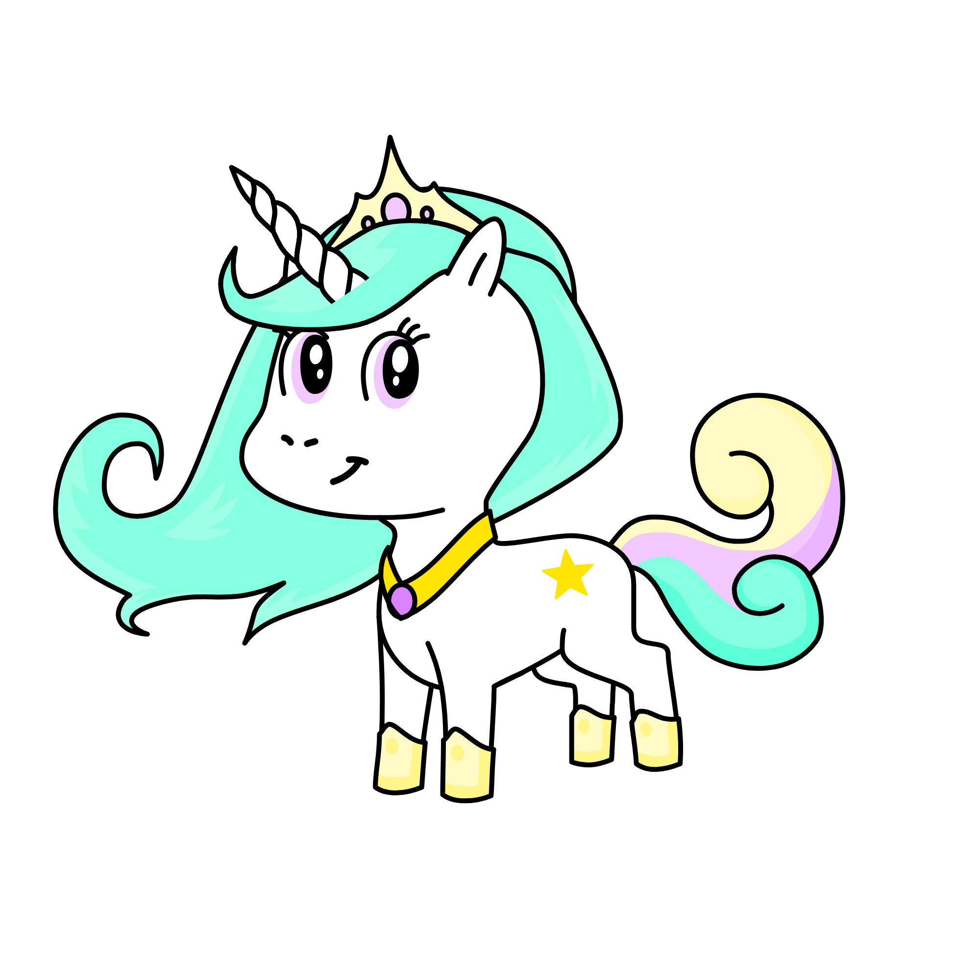 Princess Celestia, the unicorn