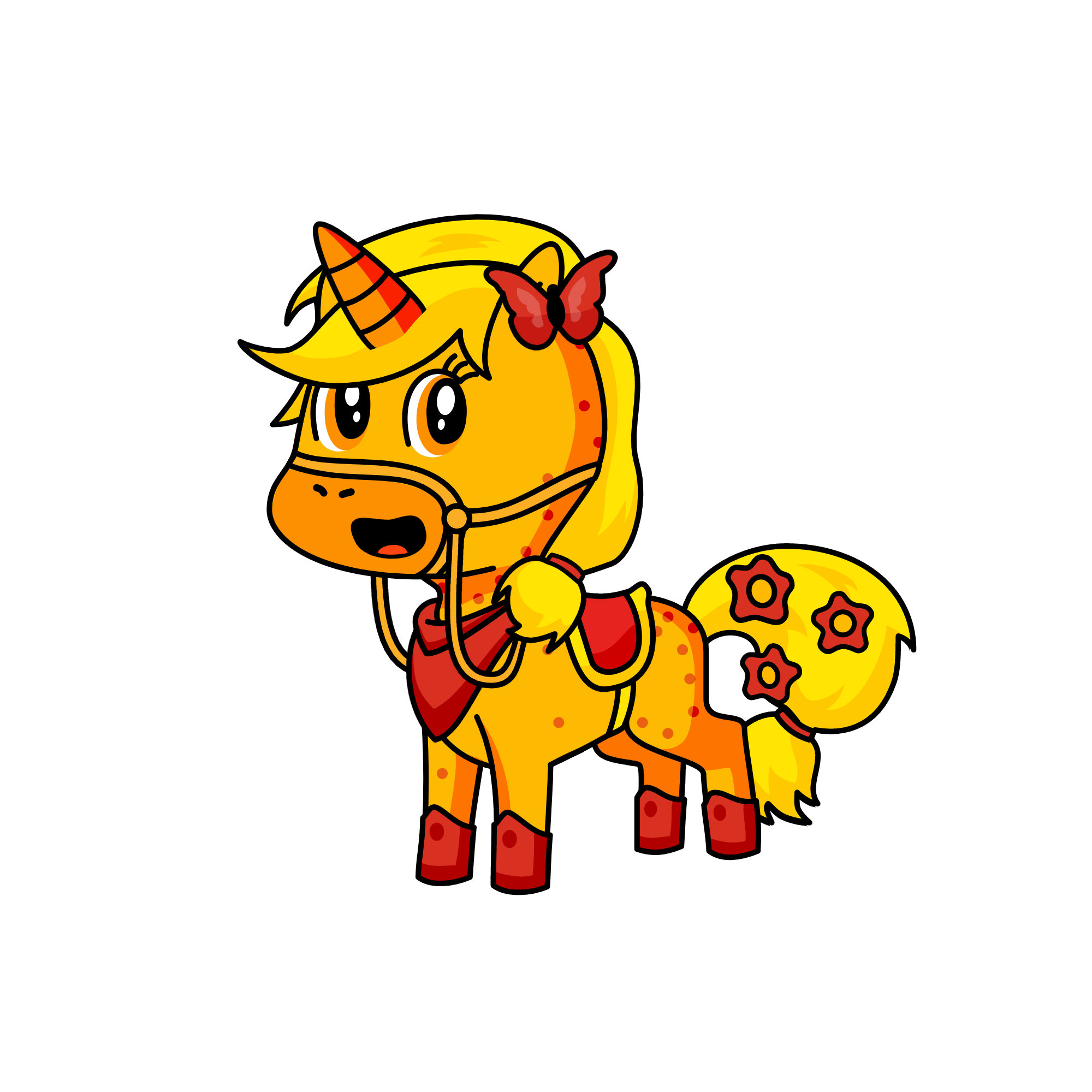 Morning Glory, the unicorn