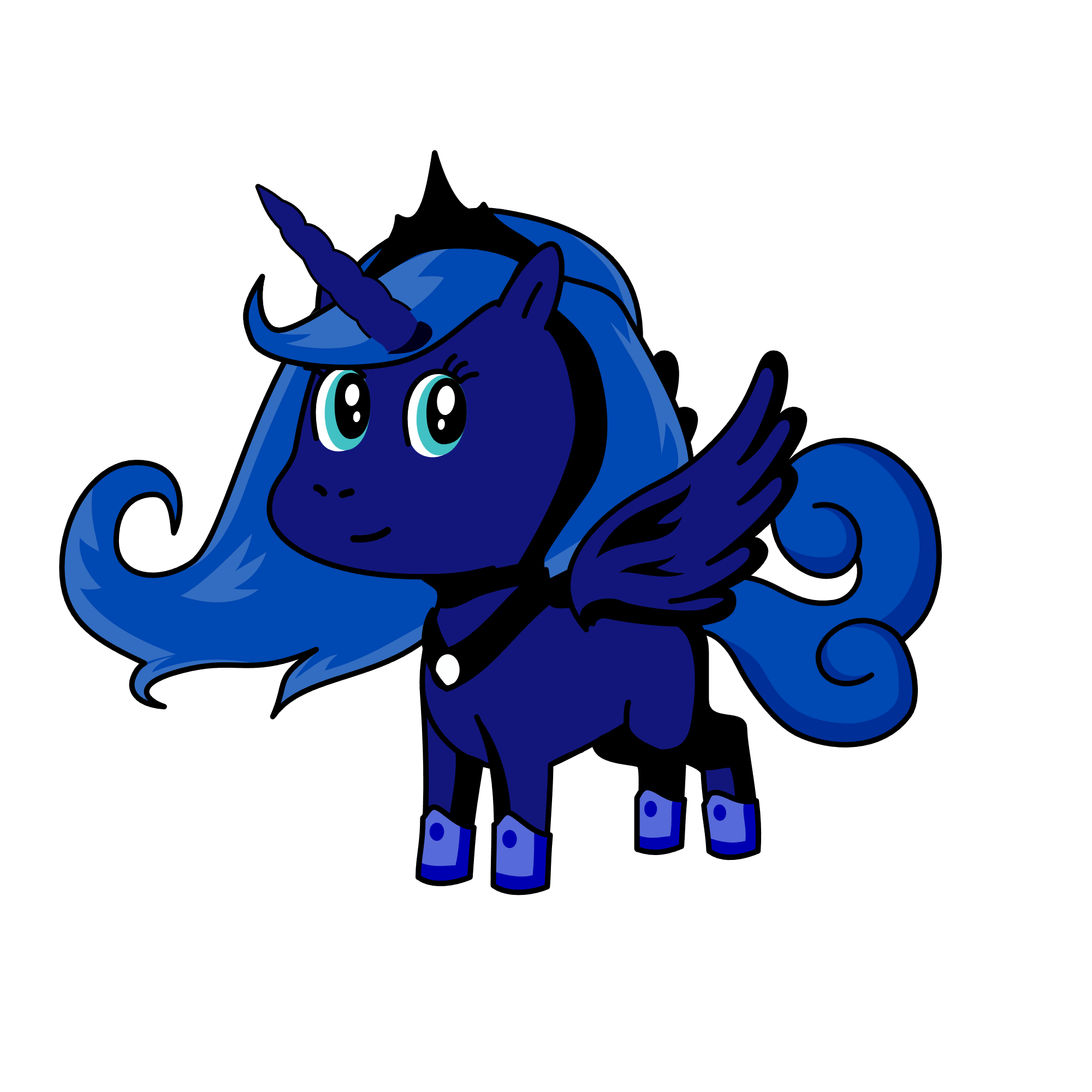 Princess Luna, the unicorn