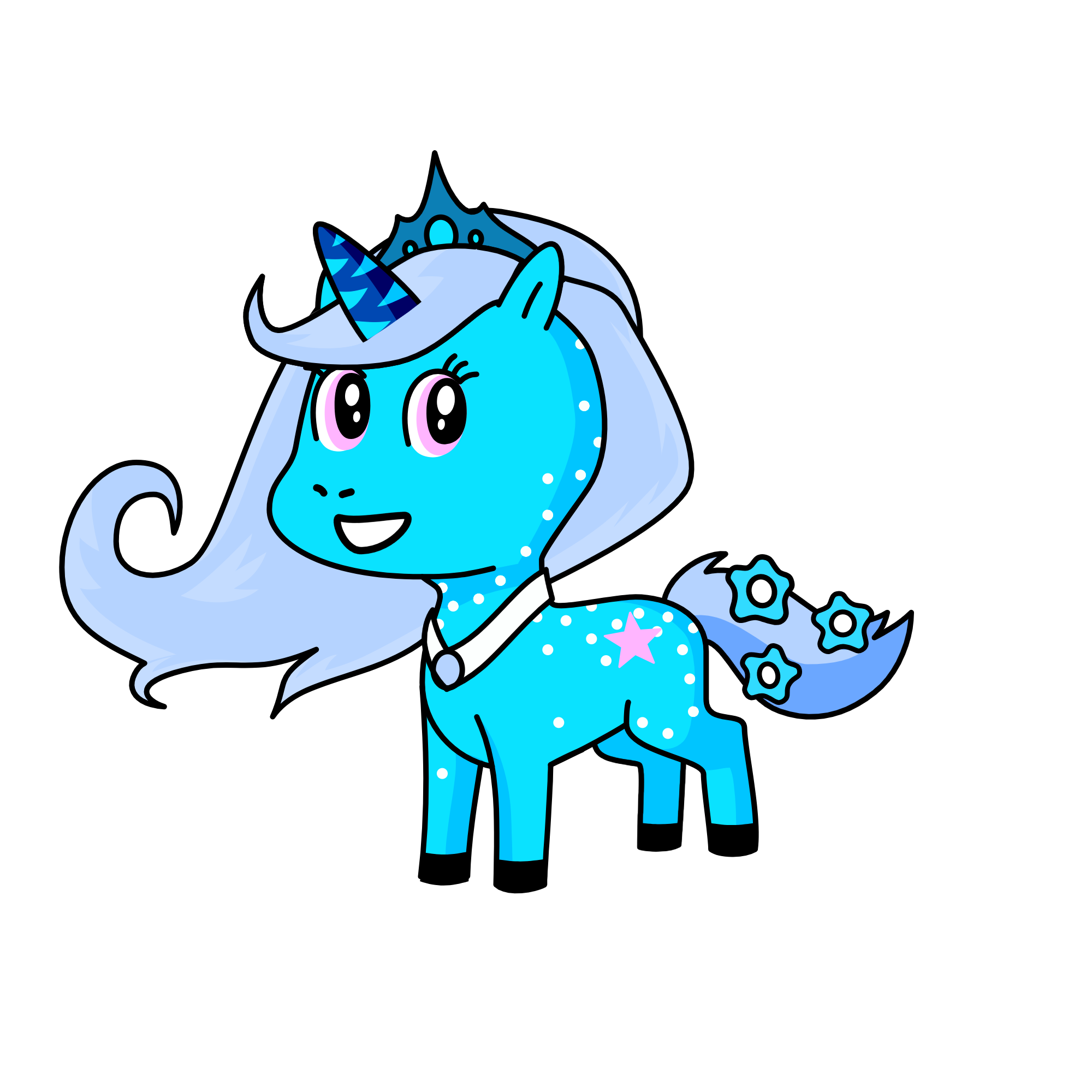 Queen Ice, the unicorn