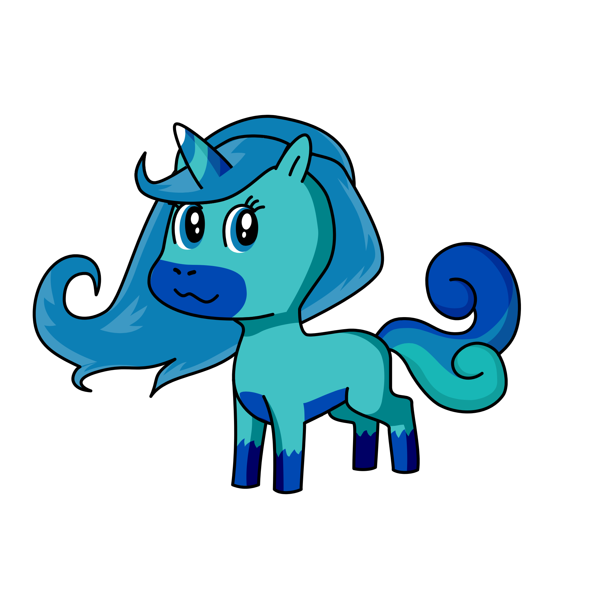 Ice unicorn , the unicorn