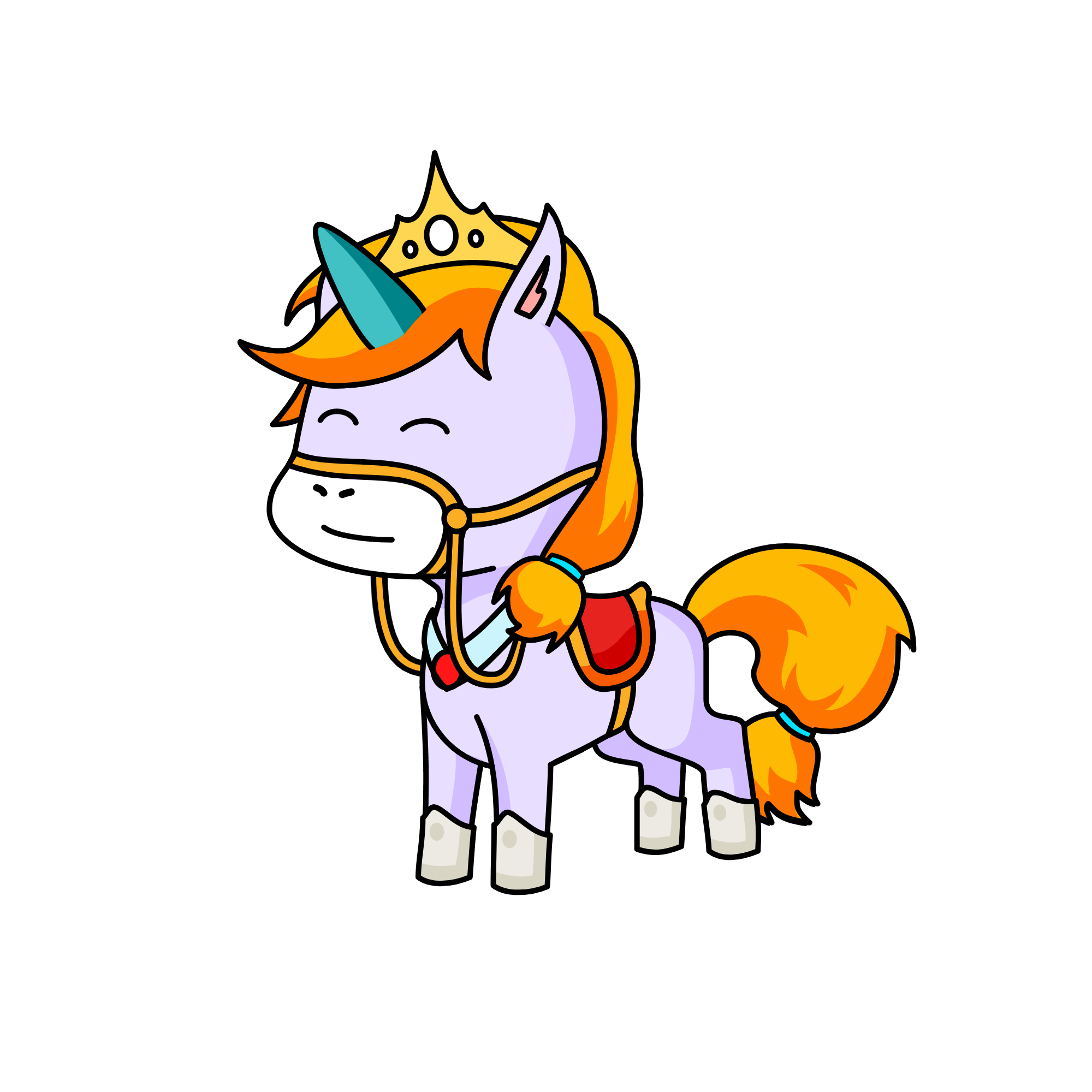 Evelyn, the unicorn