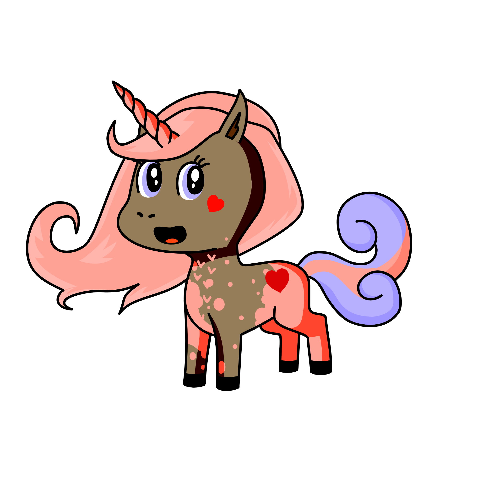 Love, the unicorn