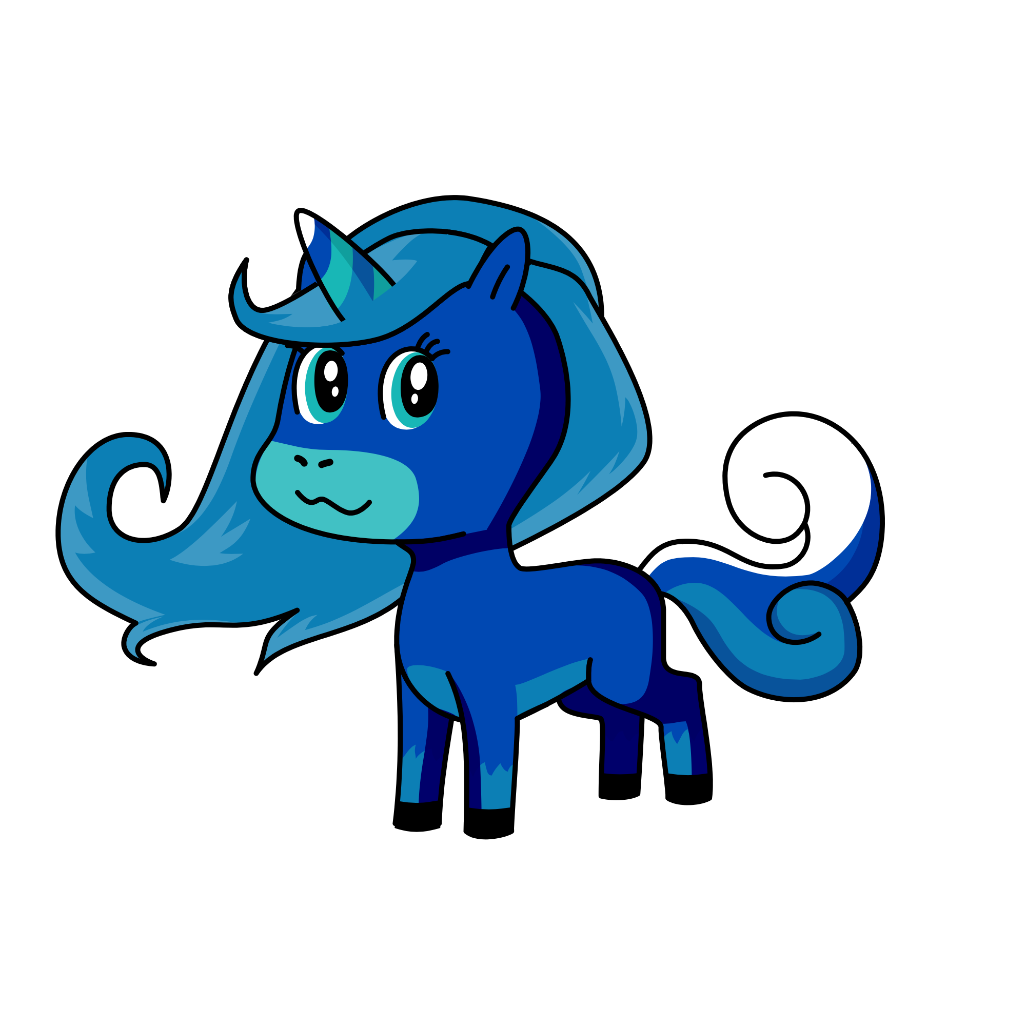 Ice unicorn , the unicorn