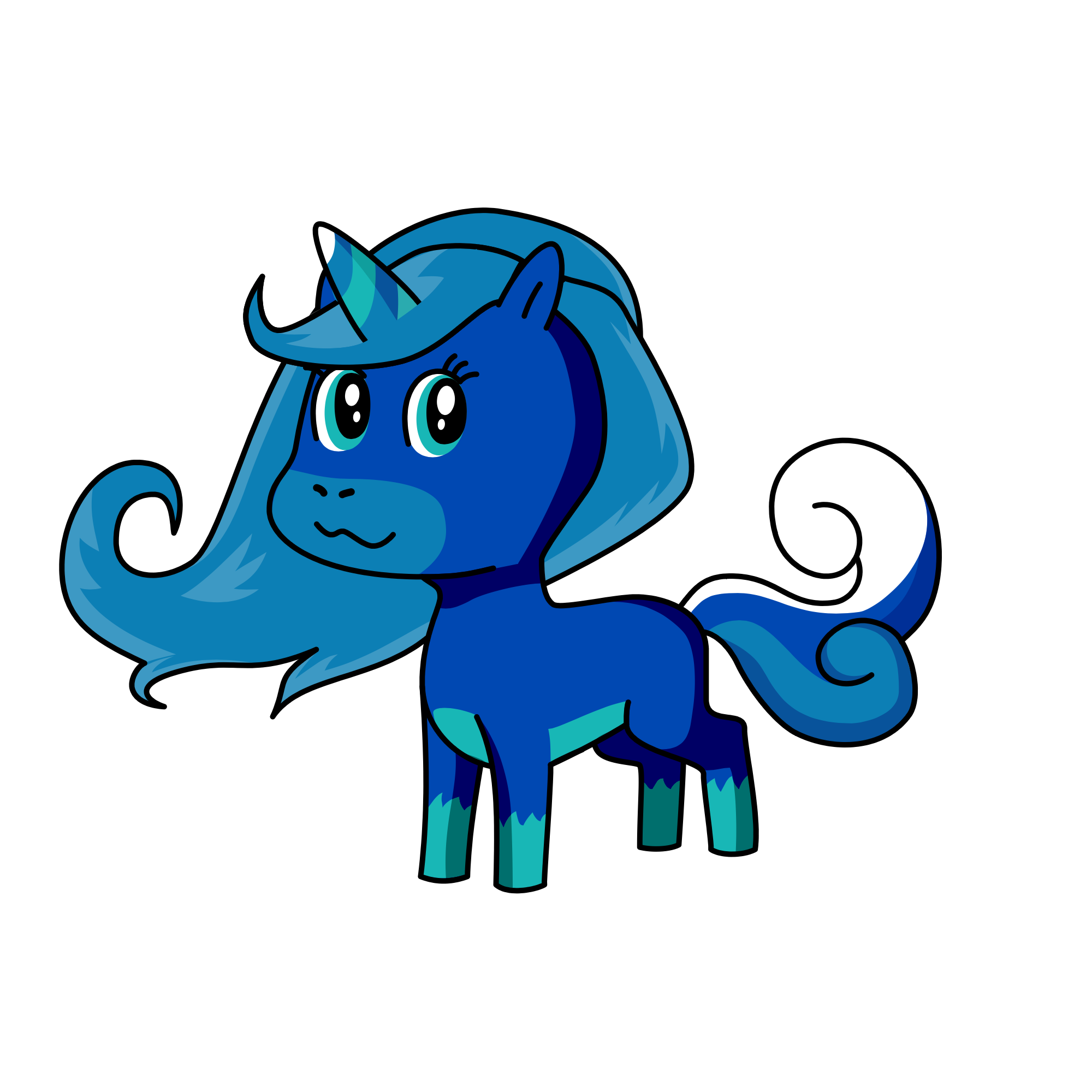 Ice unicorn , the unicorn