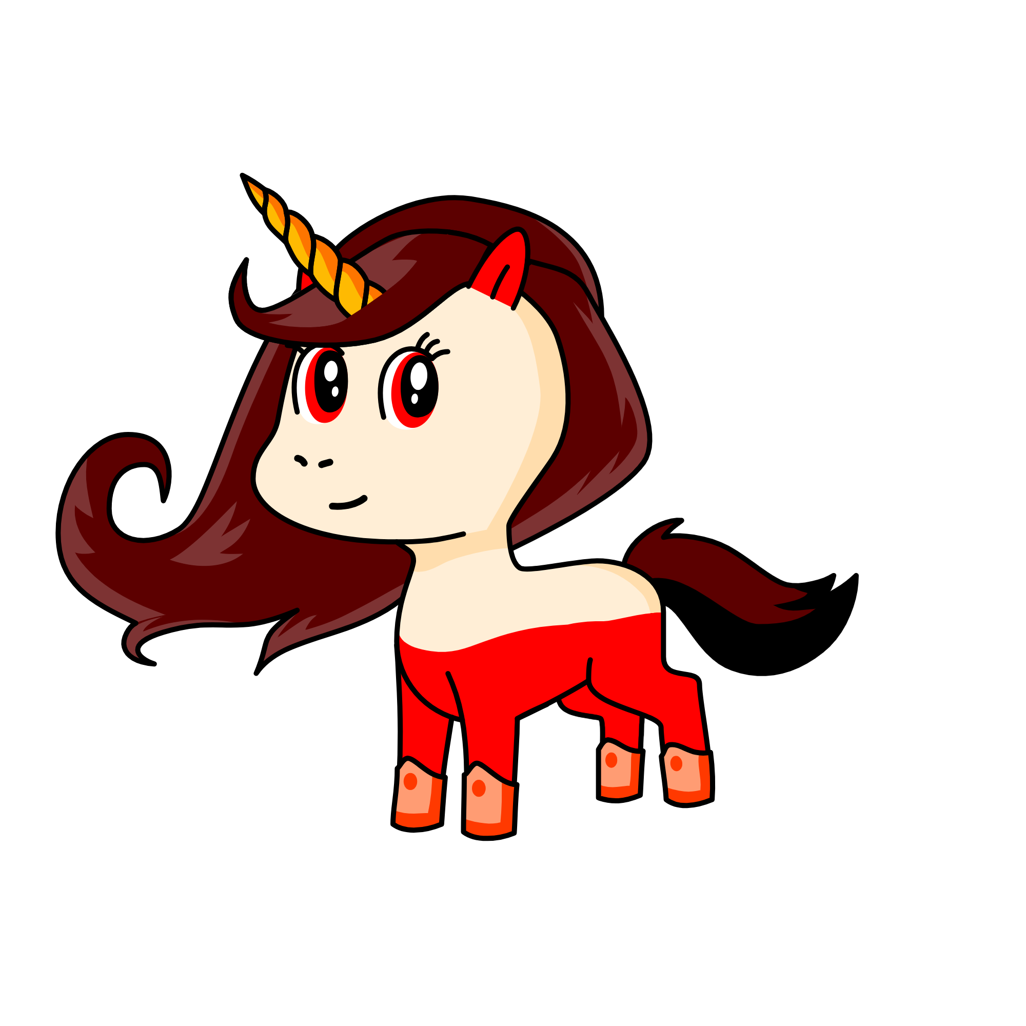 Girlfriend FNF, the unicorn