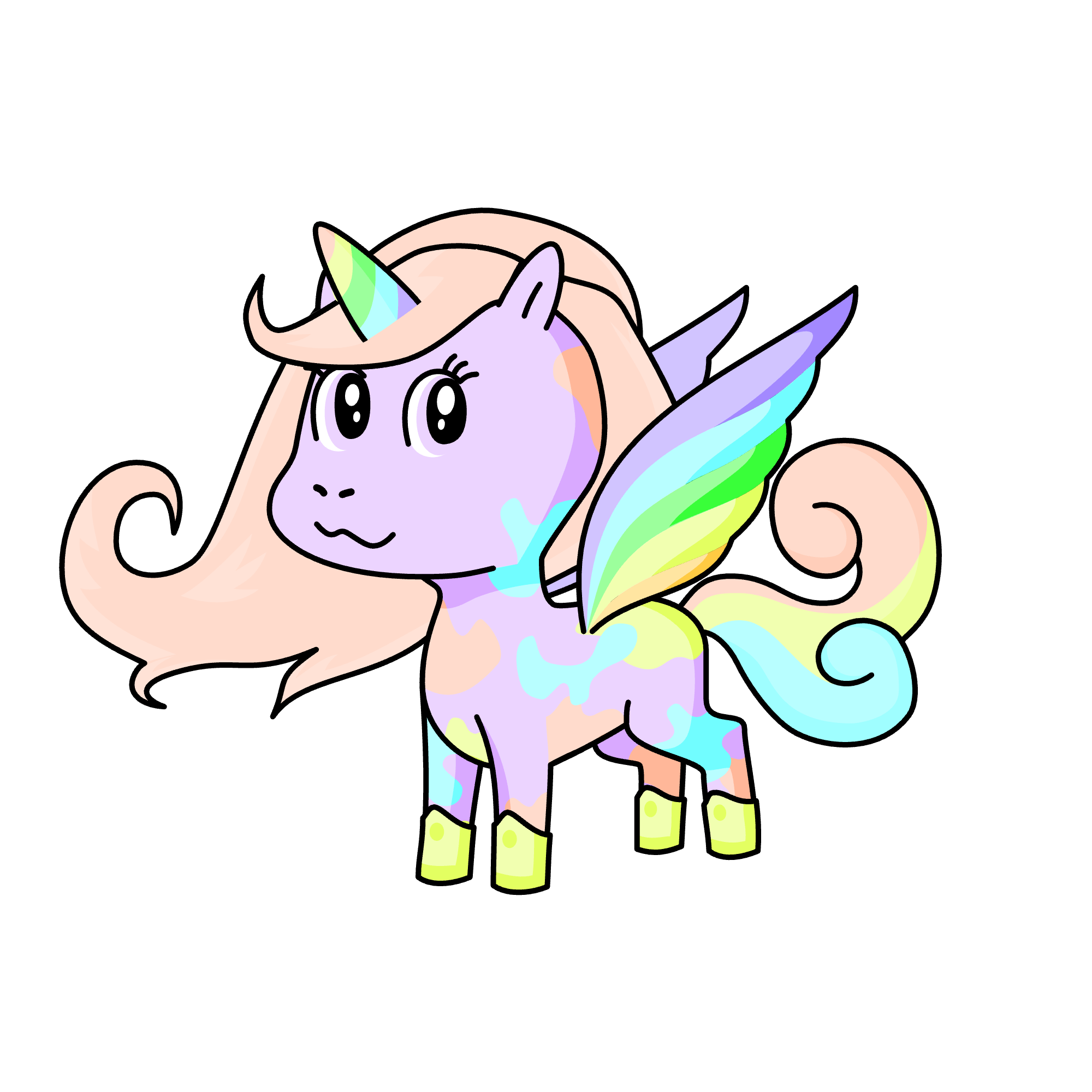 The candy show (by miru), the unicorn