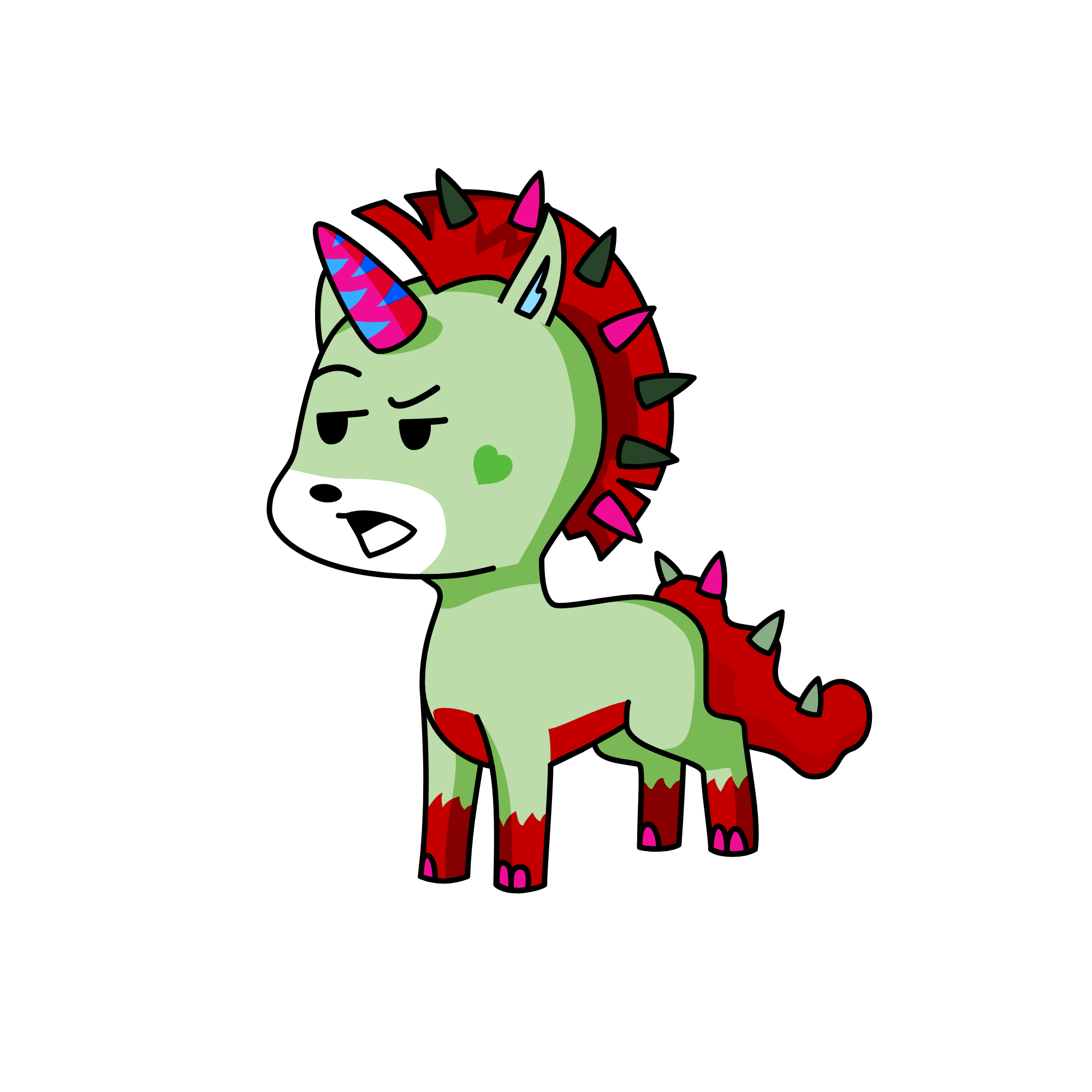 Mohawk, the unicorn