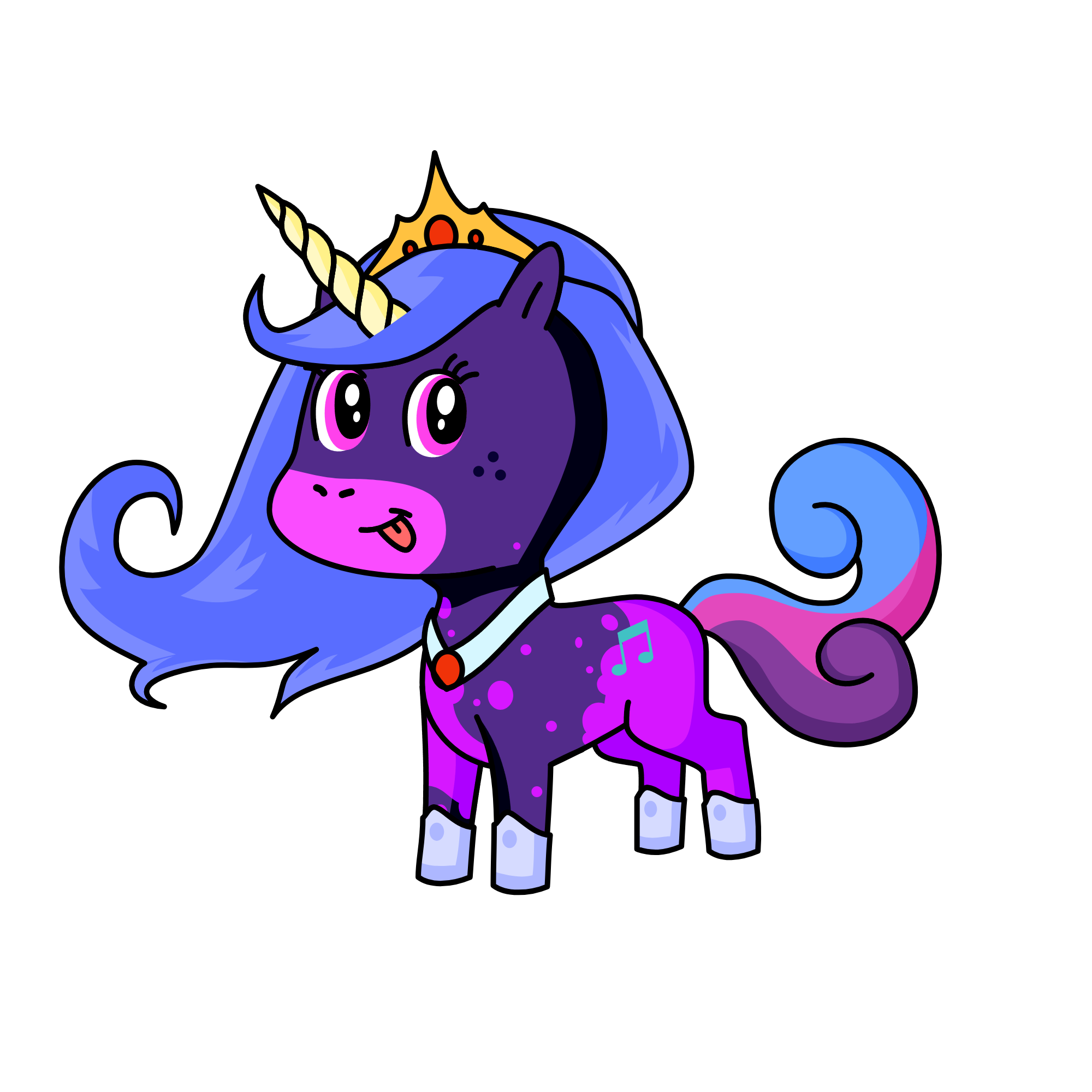 Moon Dancer, the unicorn