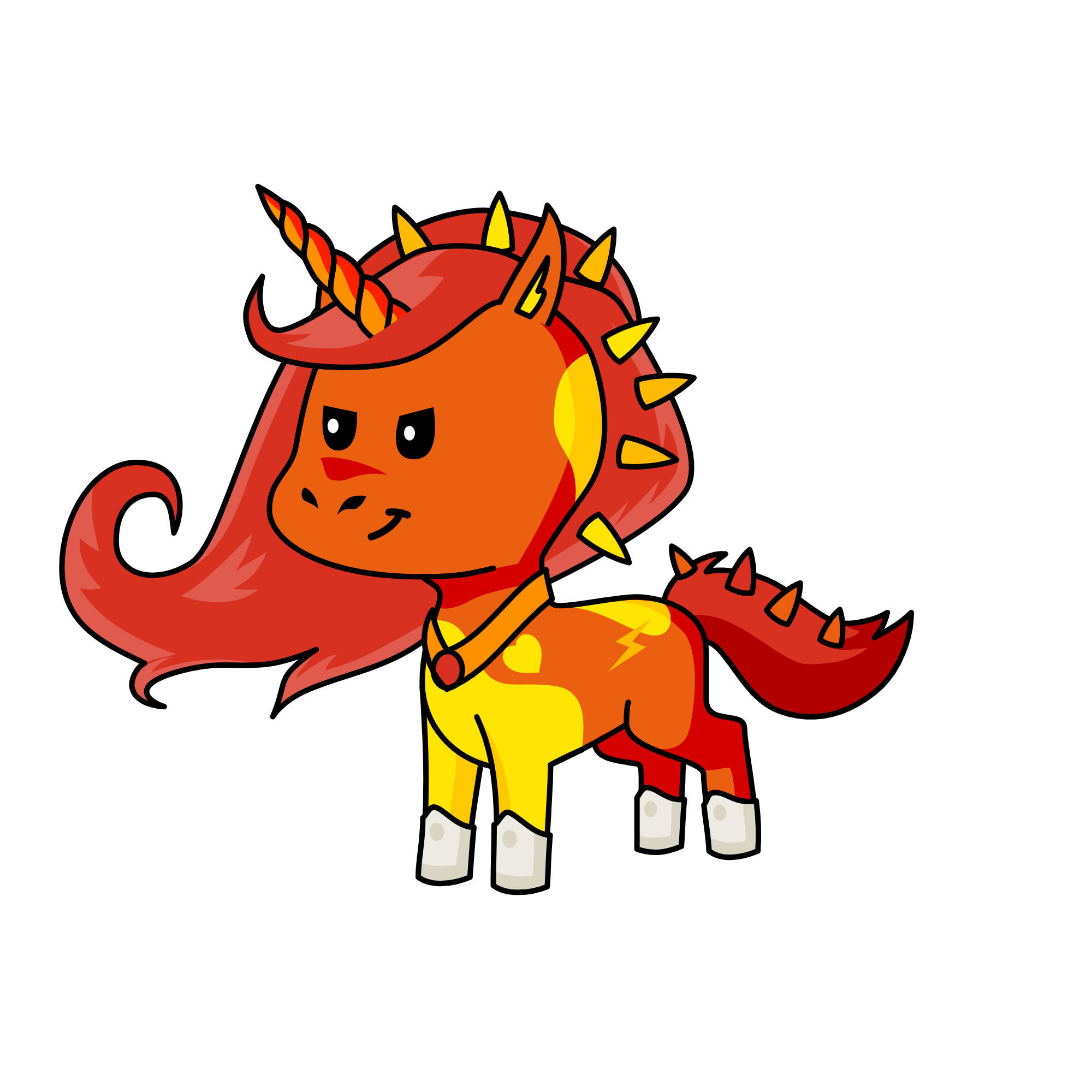 fire, the unicorn