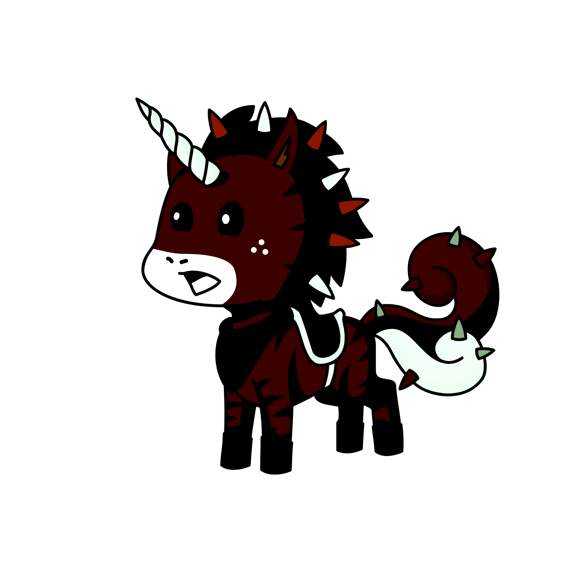 tiger, the unicorn