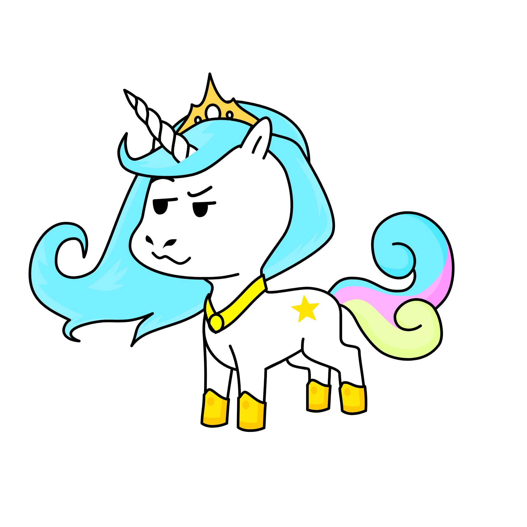 princess celestia, the unicorn
