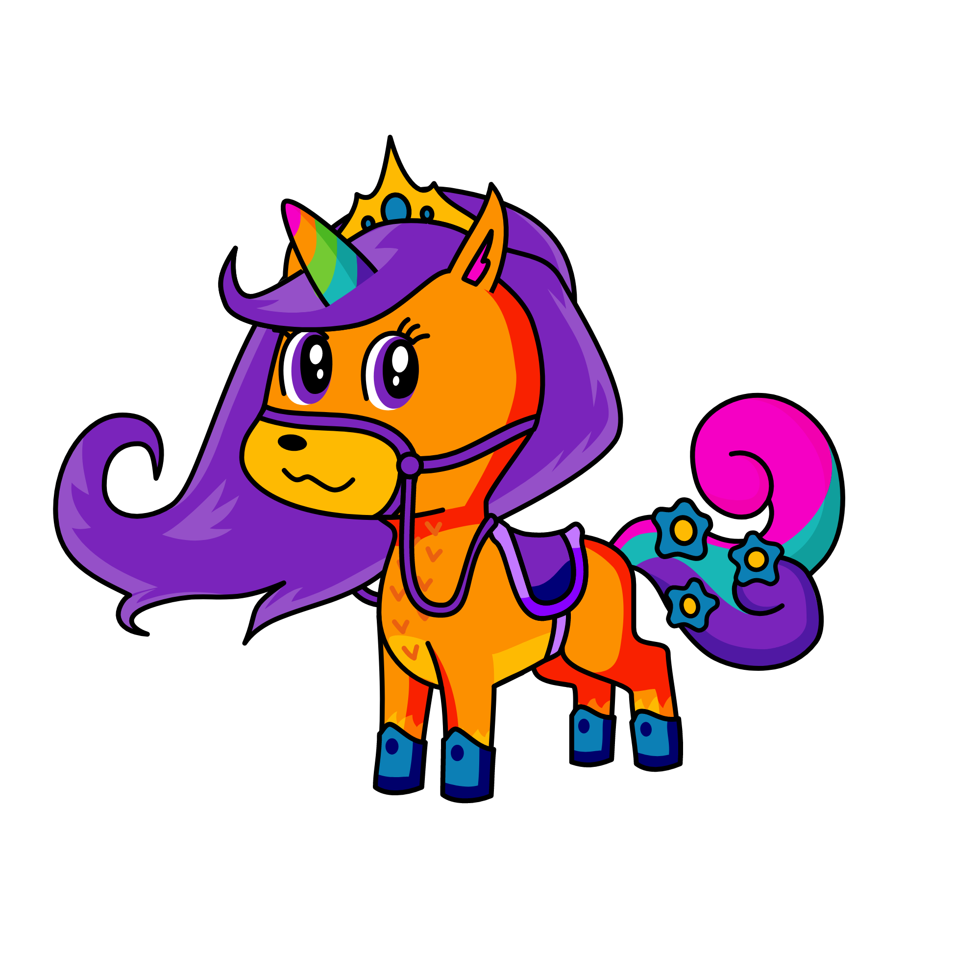 Izzy Akara, the unicorn