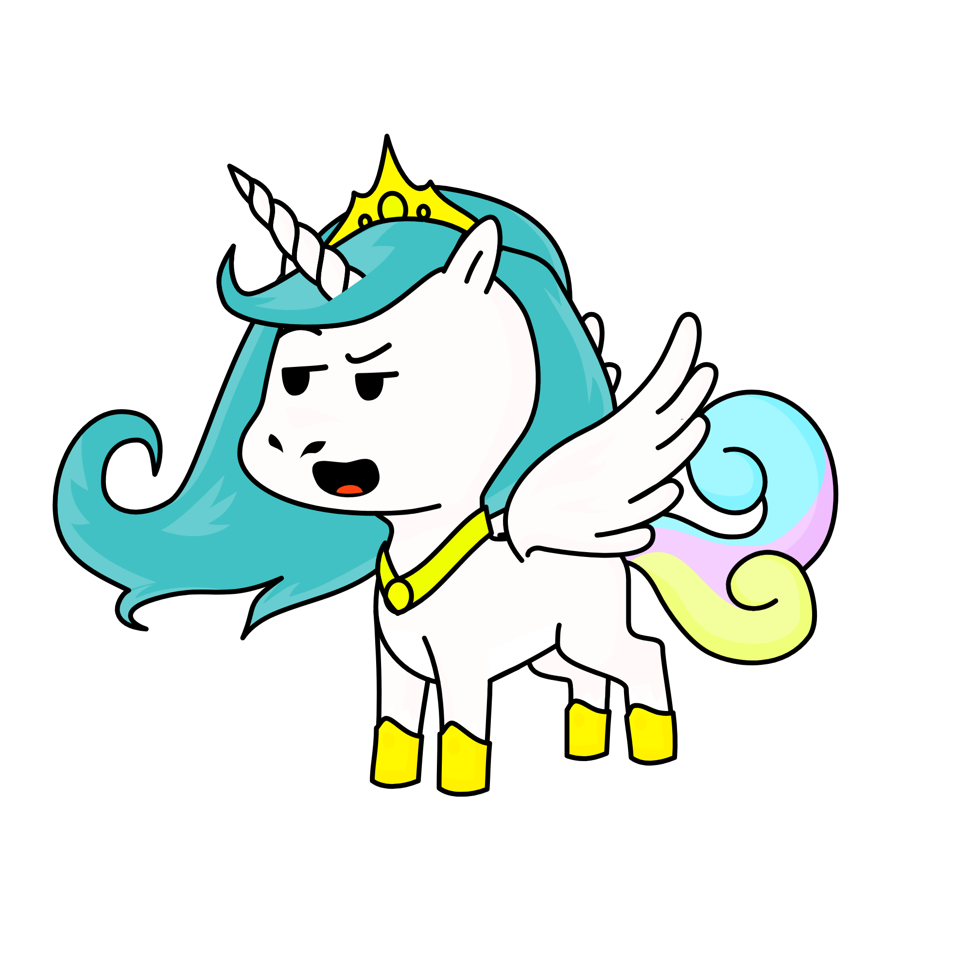celestia, the unicorn