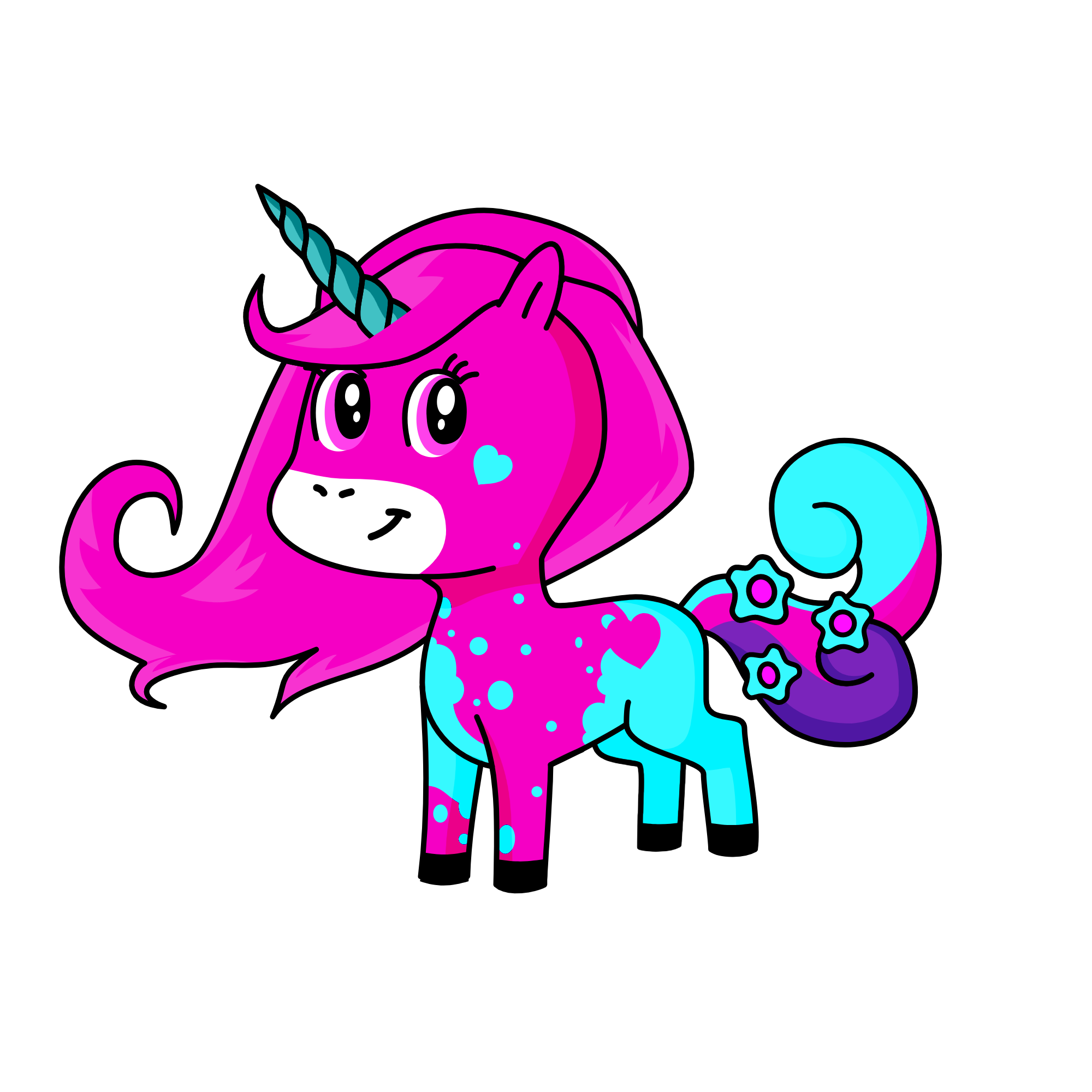 pinky, the unicorn