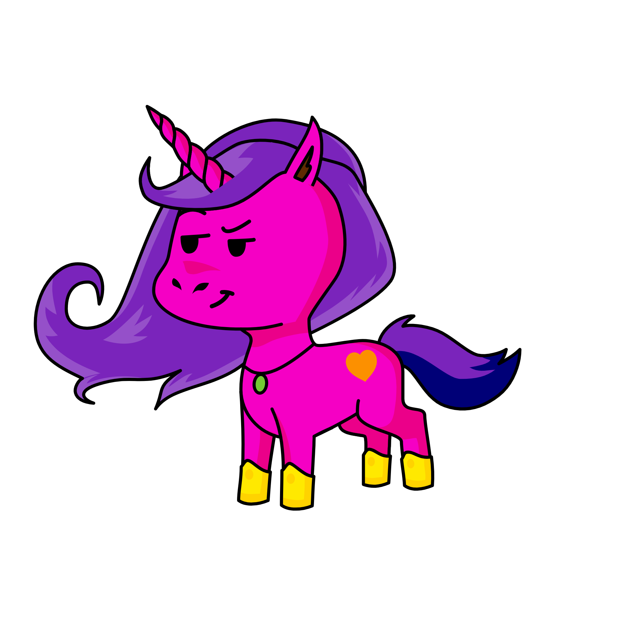 tina , the unicorn