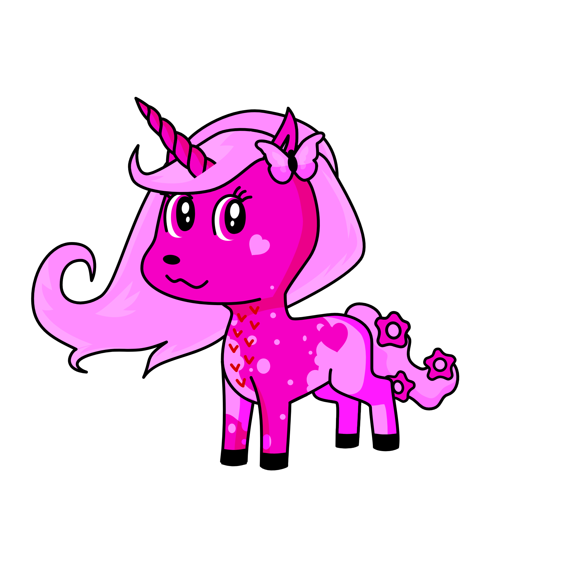 pinky, the unicorn