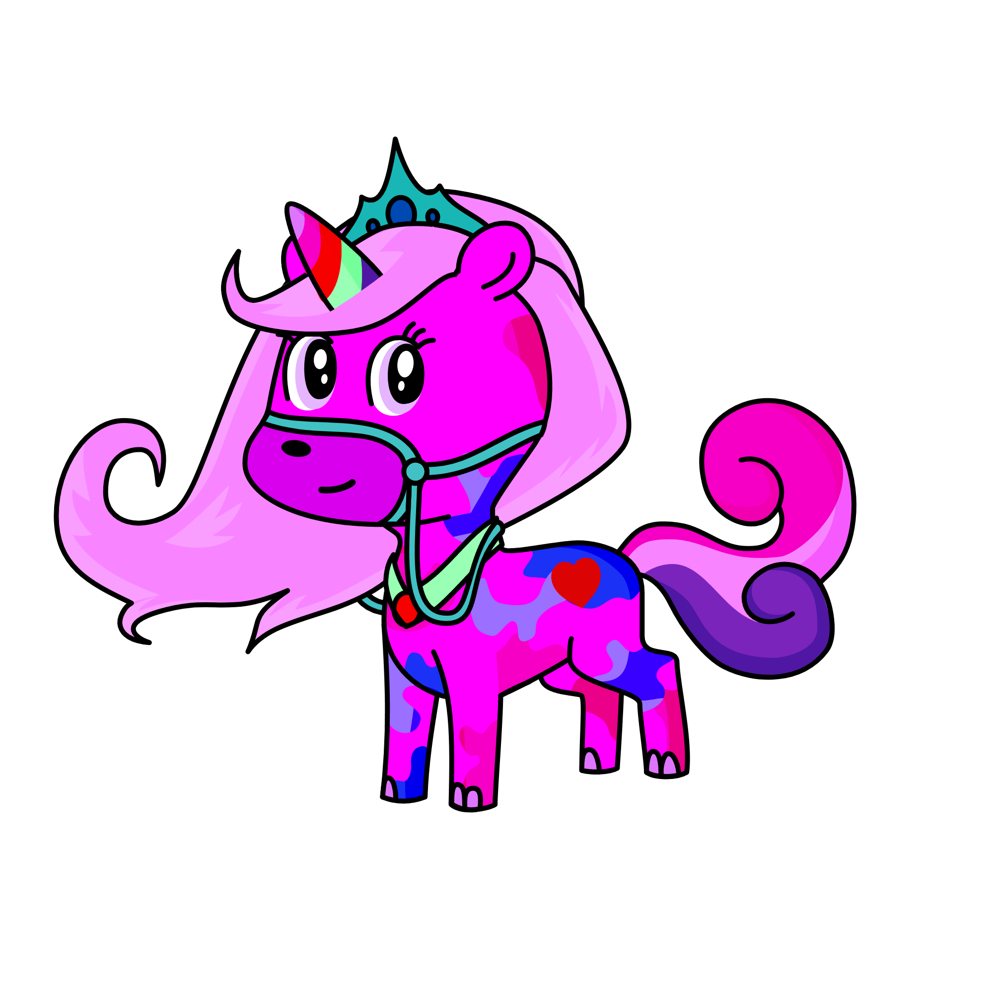 purply, the unicorn